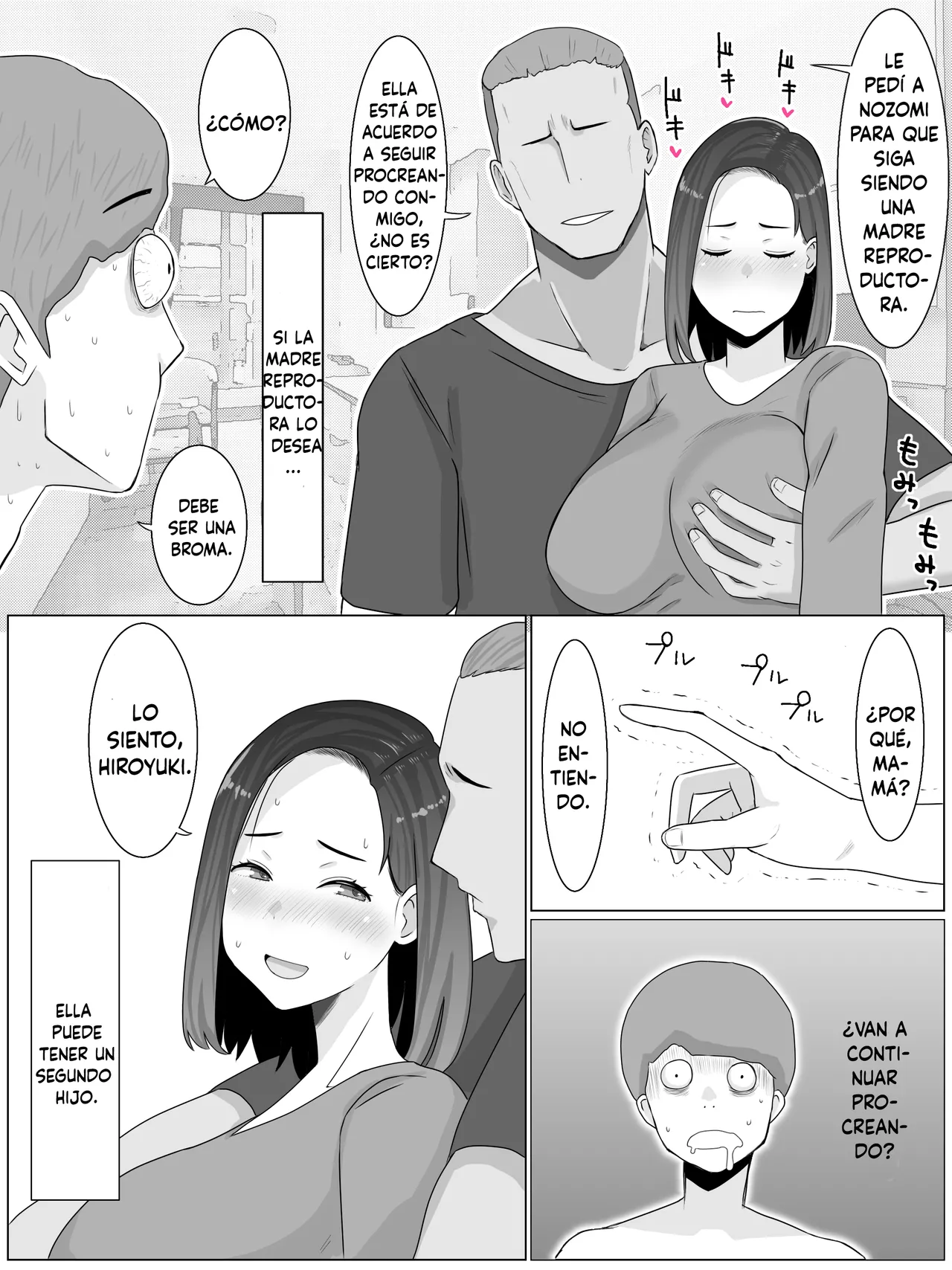 [Saimonke] Hanshoku Haha Okawari: Musuko no Doukyuusei to 2-Ninme no Kodukuri Hajimemashita (Spanish) numero di immagine  28