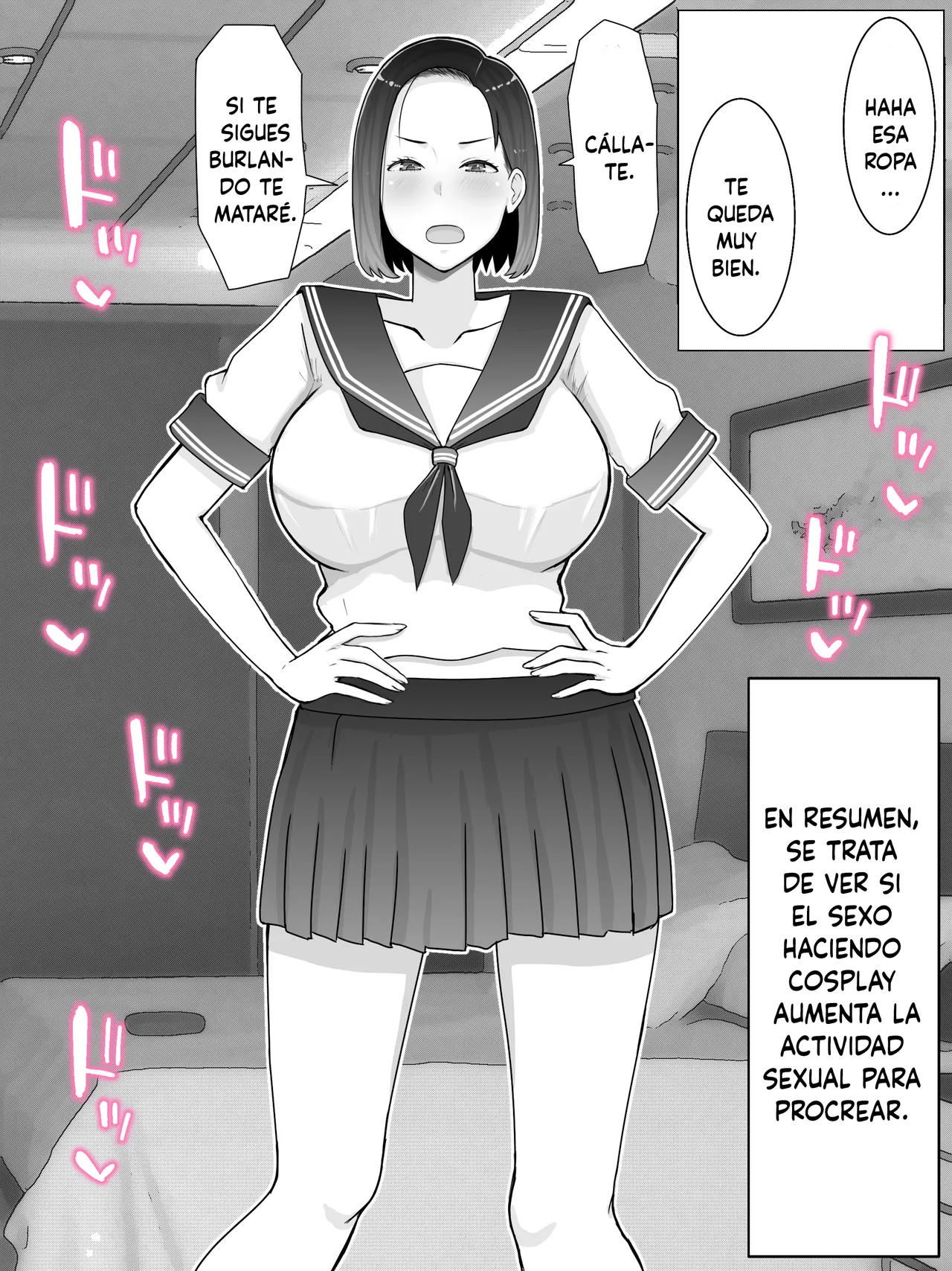 [Saimonke] Hanshoku haha 3 musuko no dōkyūsei to kosupure-ko tsukuri suru koto ni narimashita (Spanish) numero di immagine  21