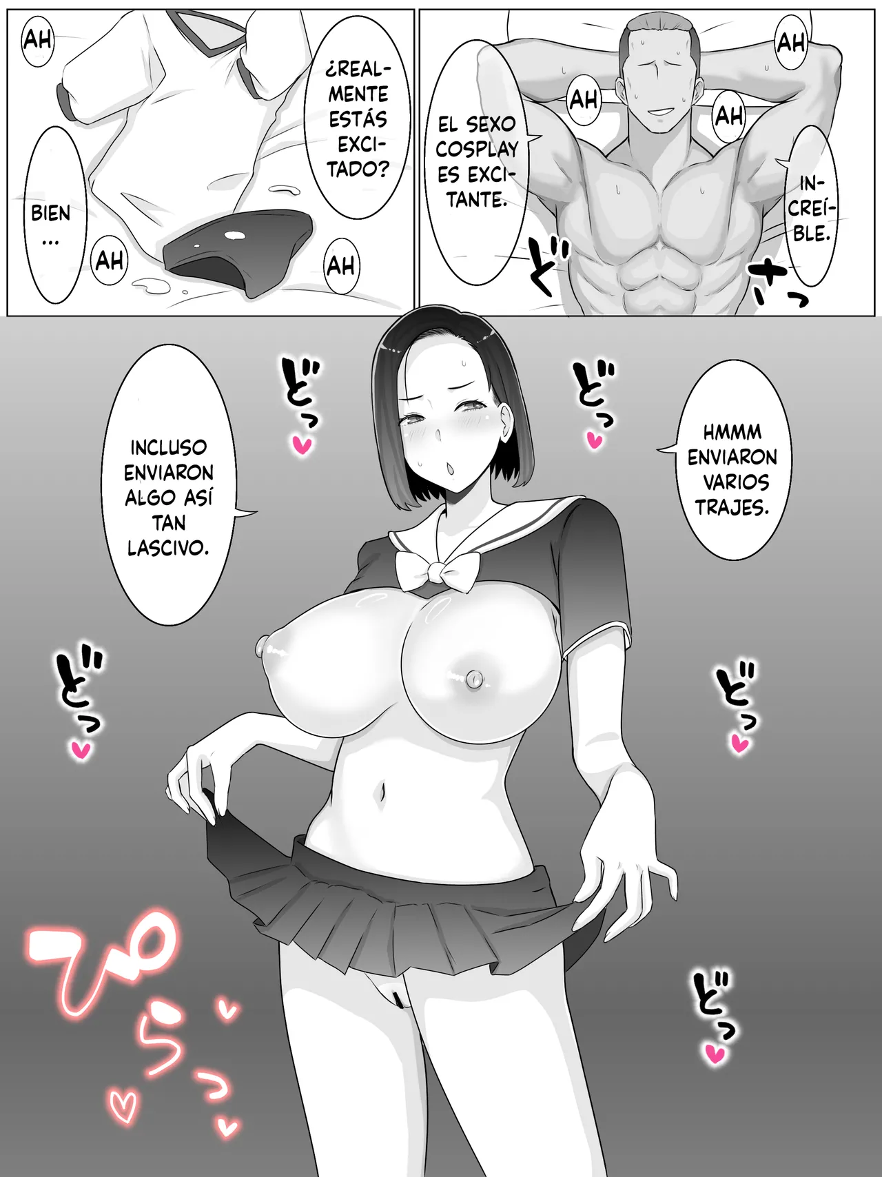 [Saimonke] Hanshoku haha 3 musuko no dōkyūsei to kosupure-ko tsukuri suru koto ni narimashita (Spanish) numero di immagine  38