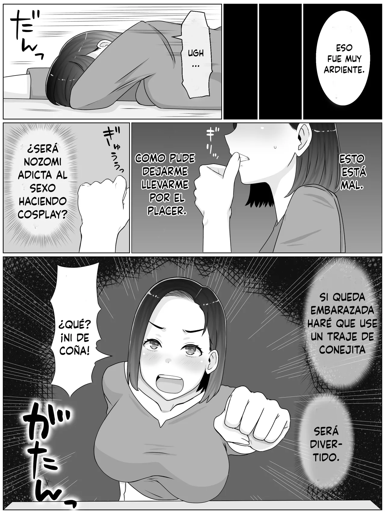 [Saimonke] Hanshoku haha 3 musuko no dōkyūsei to kosupure-ko tsukuri suru koto ni narimashita (Spanish) numero di immagine  45