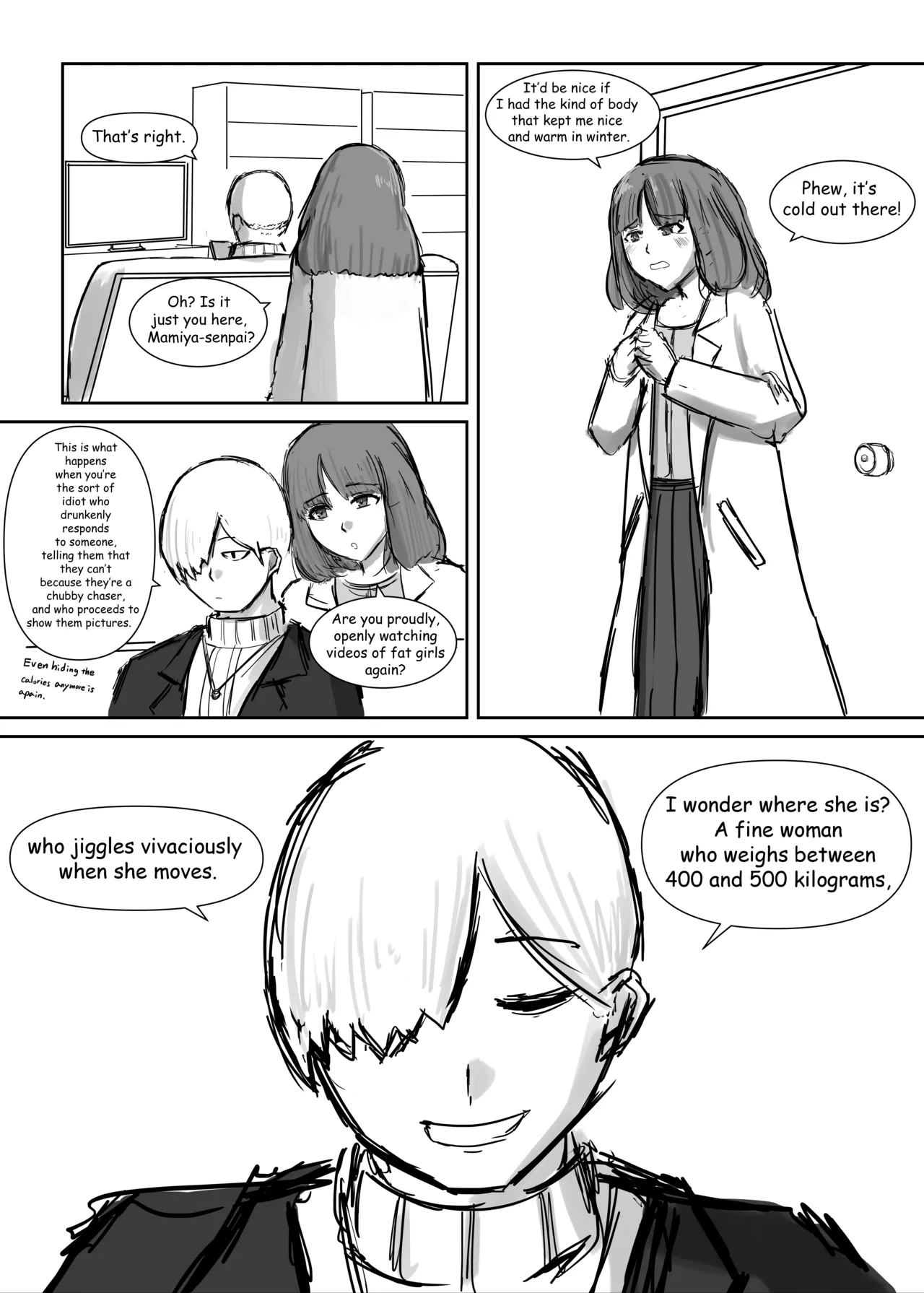 [Huurin Kazaan] Getting fat to force you to take care of me image number 1