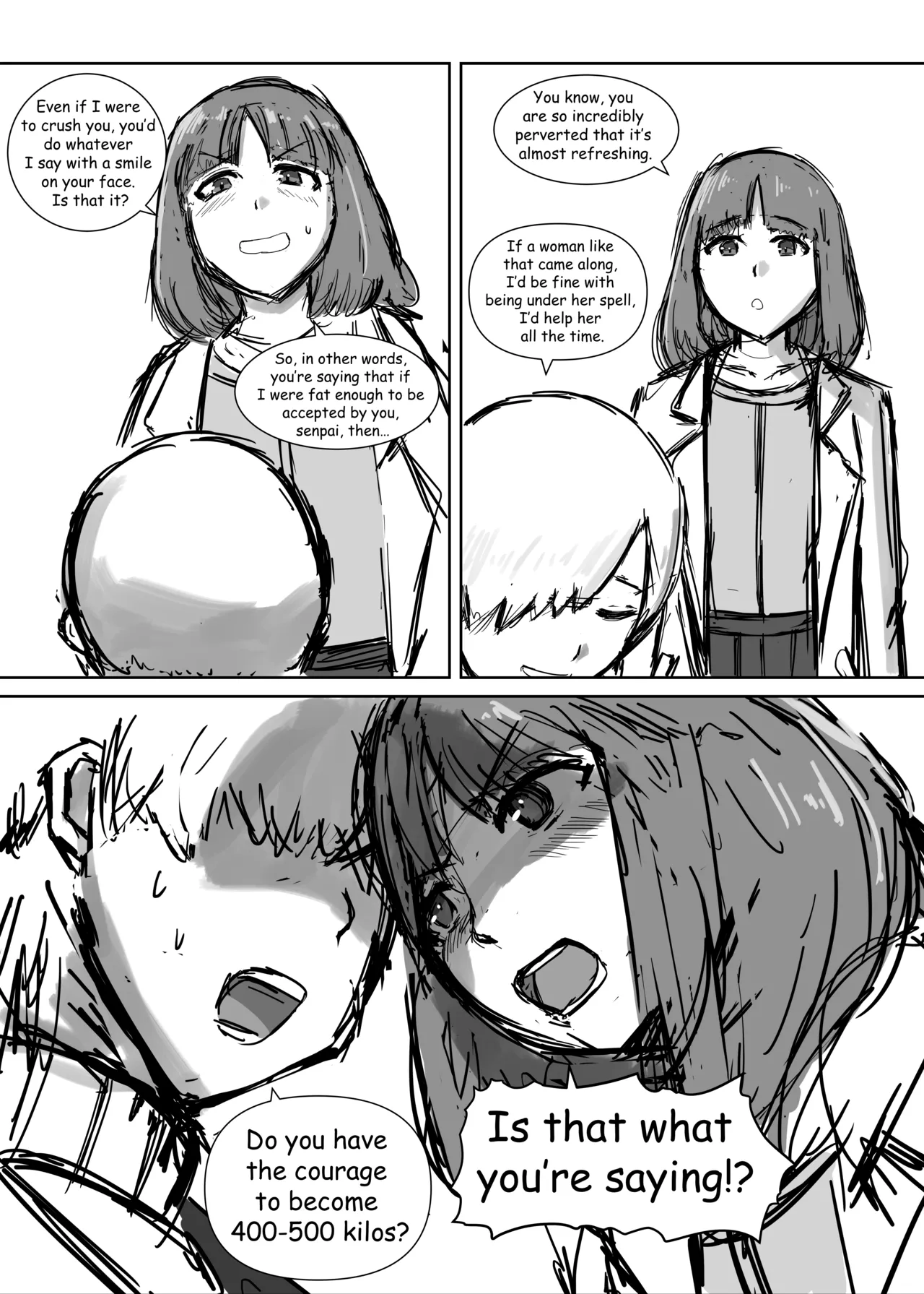 [Huurin Kazaan] Getting fat to force you to take care of me image number 2