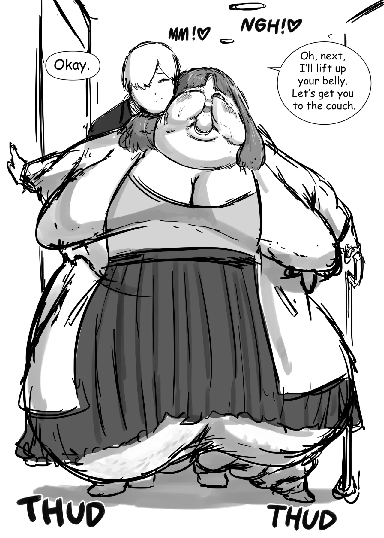 [Huurin Kazaan] Getting fat to force you to take care of me image number 7