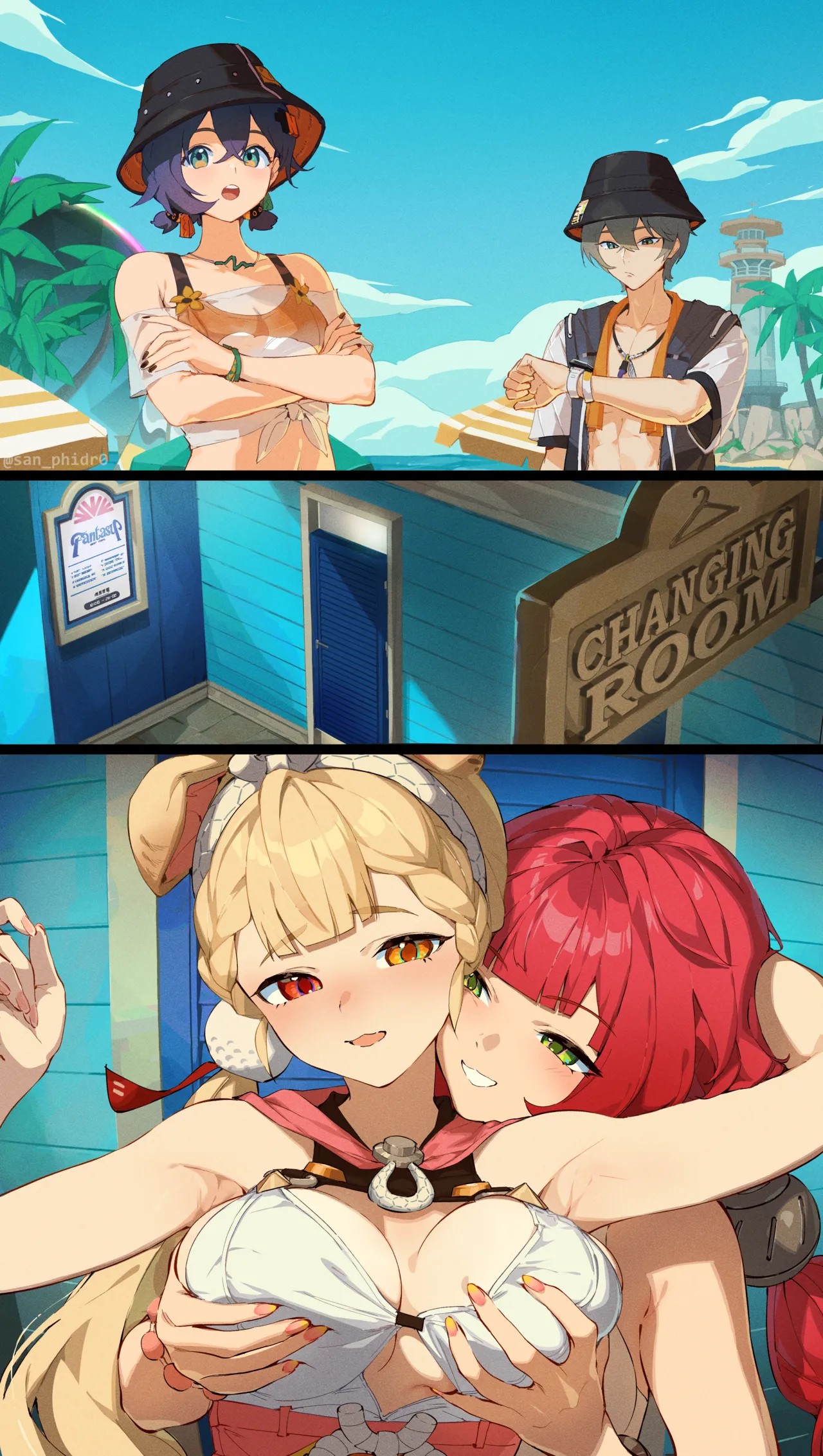 [SanPhidro   San P.dro] アリス x 柚葉(ゼンレスゾーンゼロ) (Zenless Zone Zero)[中国翻訳] image number 6