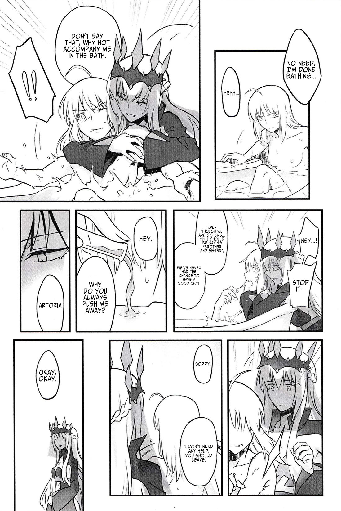 [Yohchi] Fate Fanbook #1 Artoria x Morgan (Fate/Grand Order) [English] 图片编号 5
