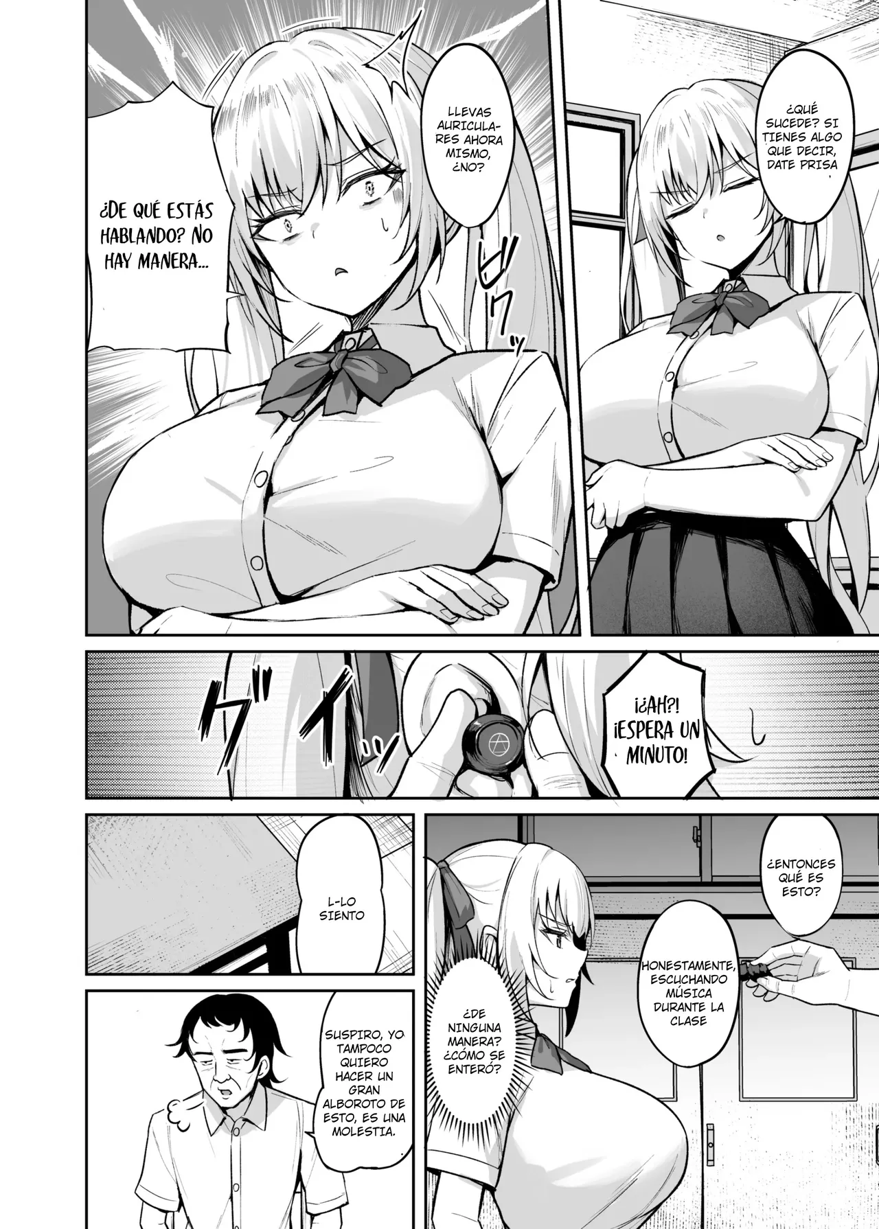 [BRAVE CHICKEN (Alex)] Saimin Earphone -Namaiki Onna o Joushiki Kaihen-｜Auriculares Hipnóticos -Reprogramando la Mente de una Chica Atrevida- [Spanish] [Aquí Nunca Es Septiembre] [Digital] image number 11