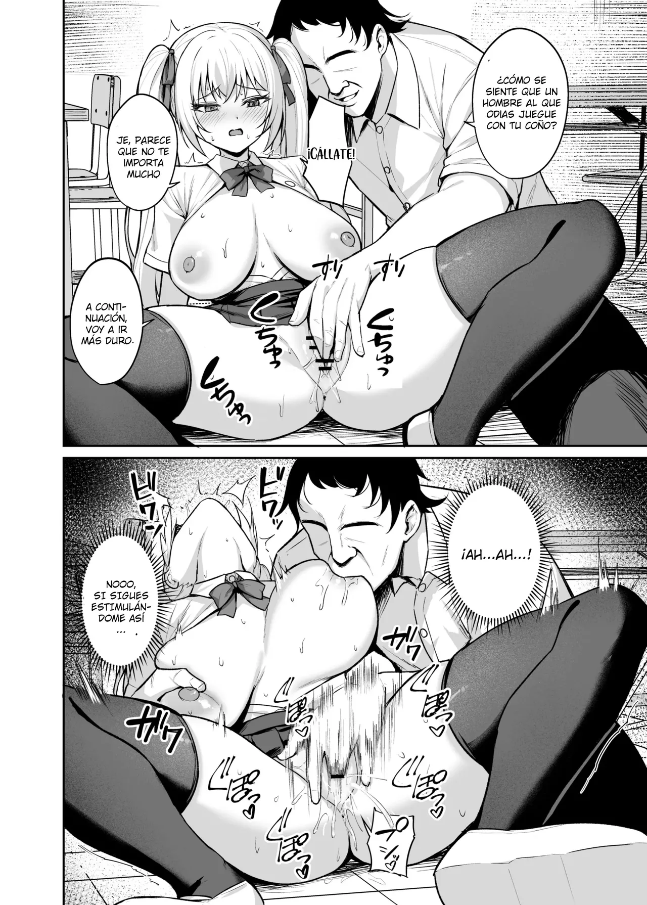 [BRAVE CHICKEN (Alex)] Saimin Earphone -Namaiki Onna o Joushiki Kaihen-｜Auriculares Hipnóticos -Reprogramando la Mente de una Chica Atrevida- [Spanish] [Aquí Nunca Es Septiembre] [Digital] image number 25