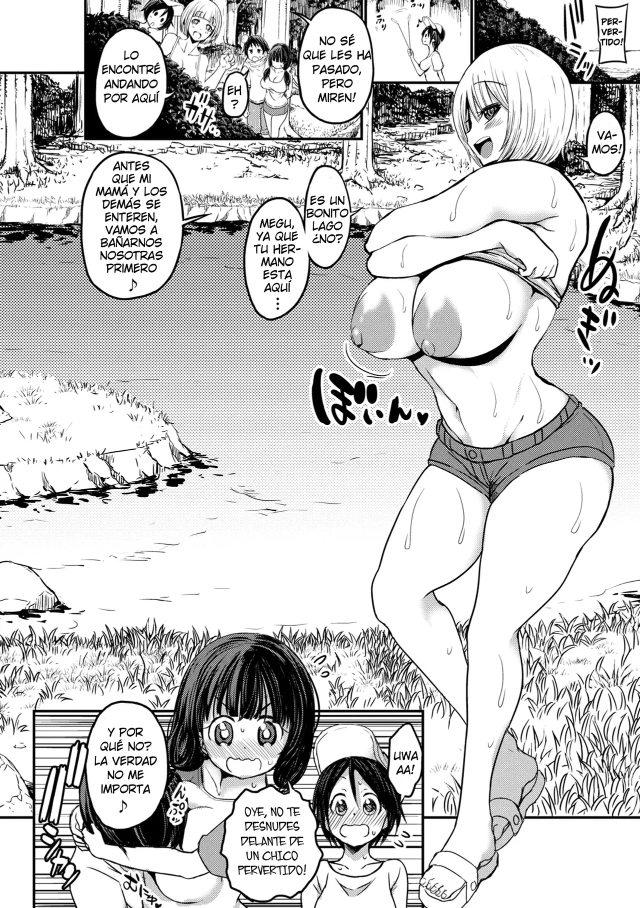 [Bu-chan] Tsuujou Sex ga Gomu Nashi de 24-jikan Namahame Houdai no Kazoku-tachi (part 1) | Una familia que normalmente tiene sexo ilimitado sin condon las 24h (parte 1) [Spanish] [Decensored] [Harenchi no Fansub] numero di immagine  19