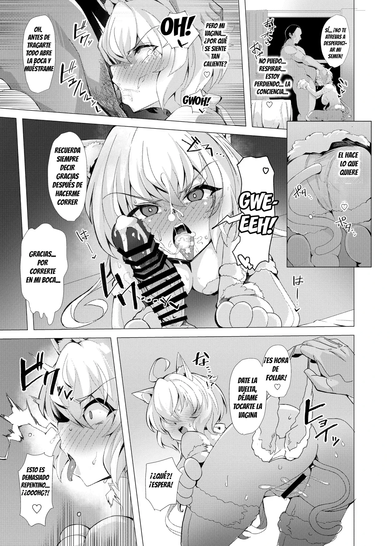 [Momokan (Momonosuke)] Senki Mesubuta Choukyou ni Otsu｜La Princesa Guerrera Cae en el Entrenamiento de Cerdas (Senki Zesshou Symphogear) [Spanish] [Darius] [Digital] image number 16