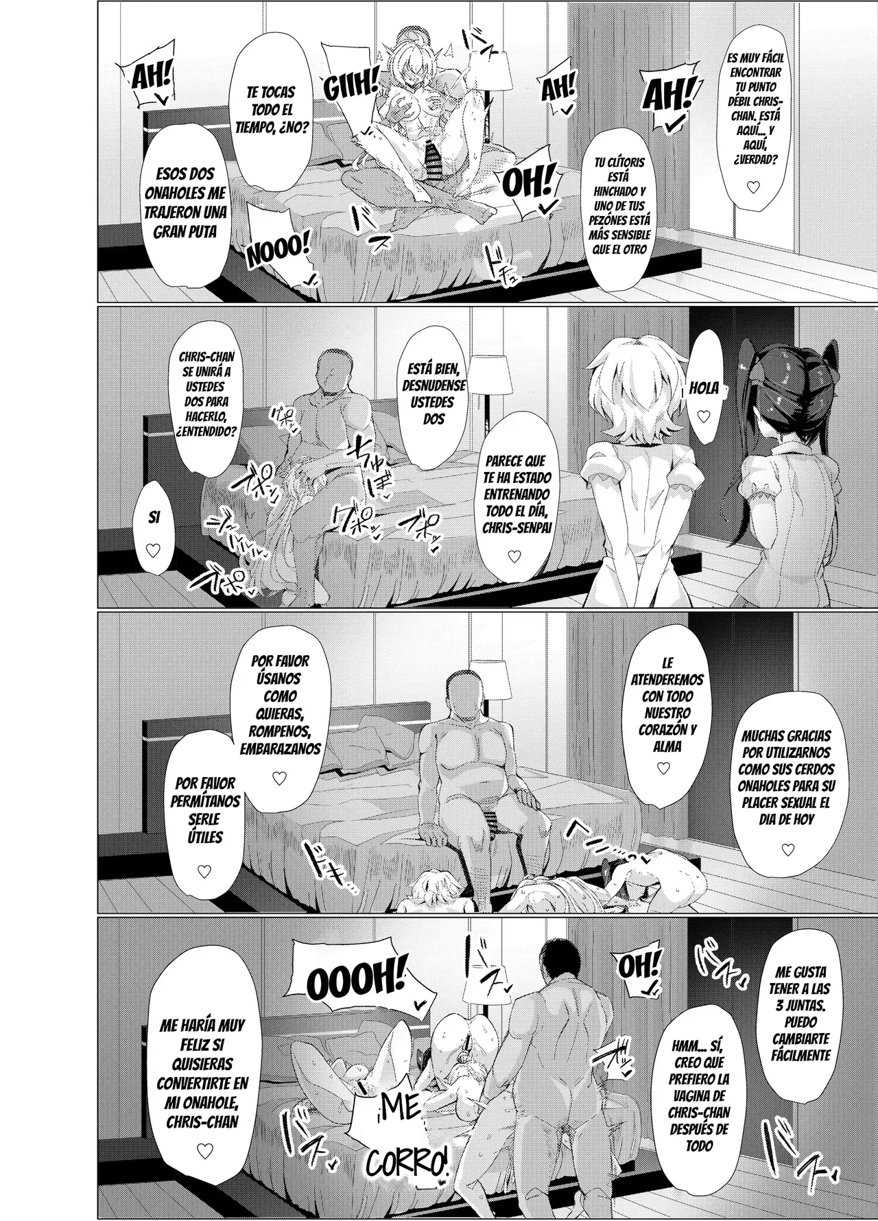 [Momokan (Momonosuke)] Senki Mesubuta Choukyou ni Otsu｜La Princesa Guerrera Cae en el Entrenamiento de Cerdas (Senki Zesshou Symphogear) [Spanish] [Darius] [Digital] image number 27