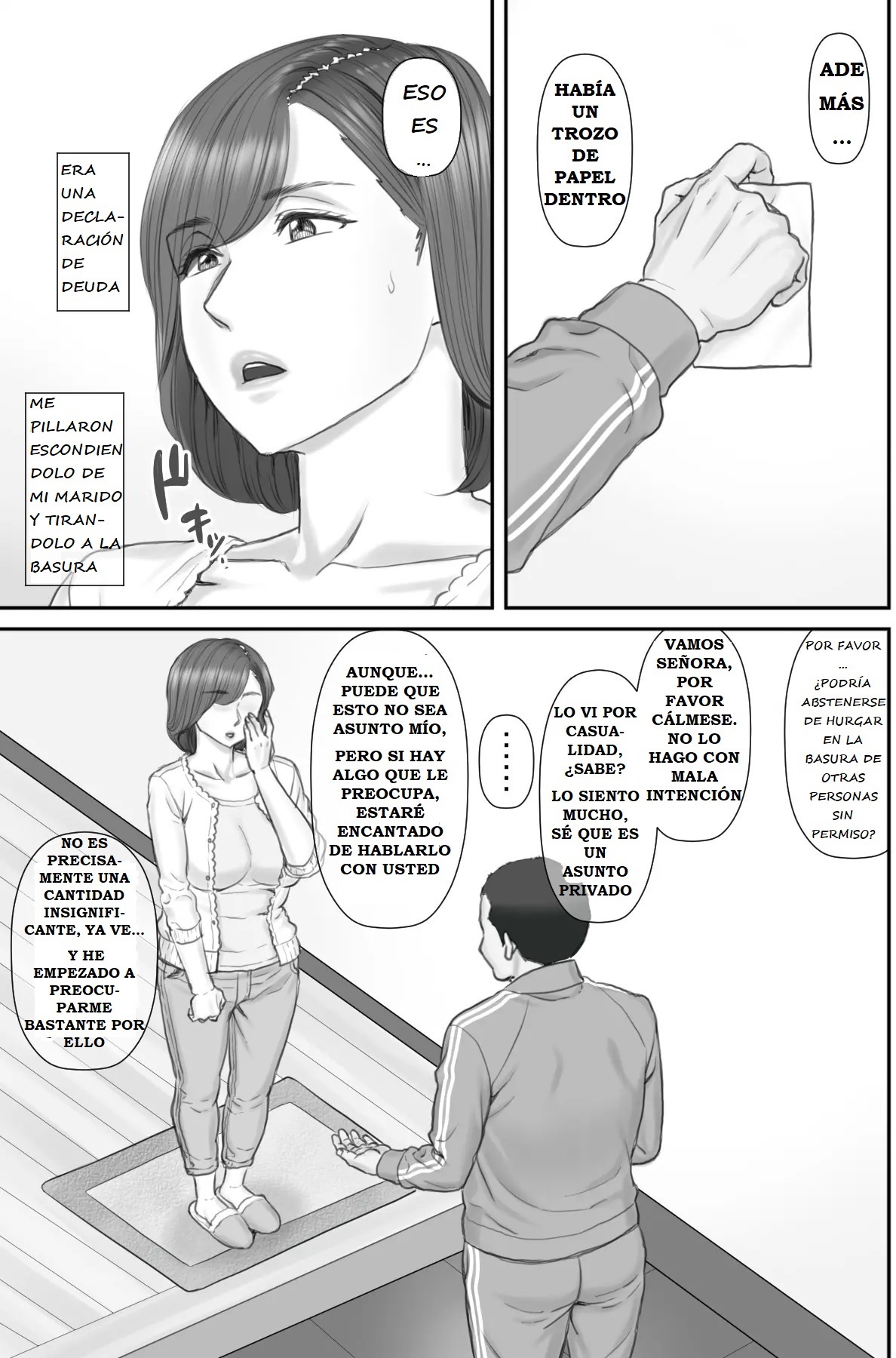[Ponkotsu Damashii] Netorare Shakkin Tsuma ~Kiken na Koushou Hen~ - ESPOSA ENGAÑADA POR DEUDAS  ~CAPITULO DE LA NEGOCIACIÓN PELIGROSA~ image number 11