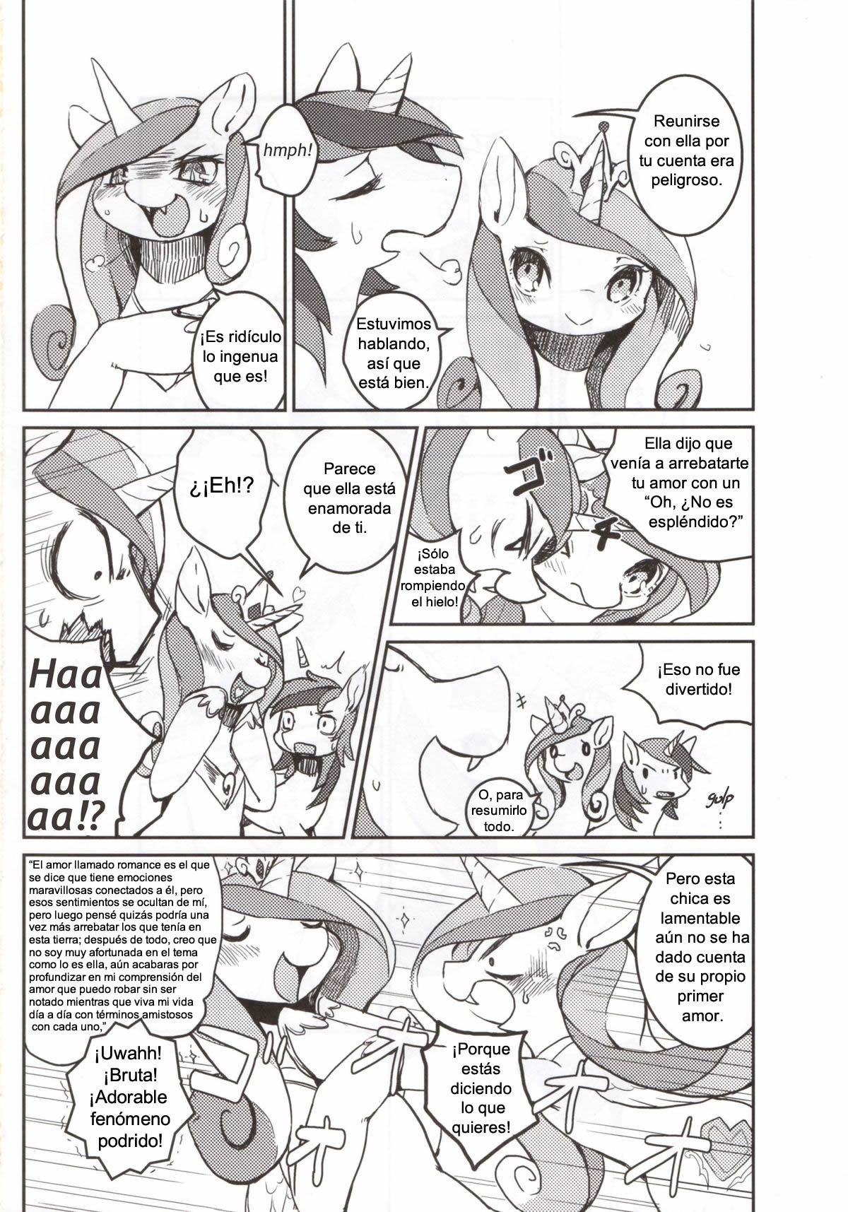 (Kansai! Kemoket 2) [Hosi Hutatu. (Yoo Oona)] La Pupa Solitaria (My Little Pony: Friendship is Magic) [Spanish] [Red Fox Makkan] 画像番号 5