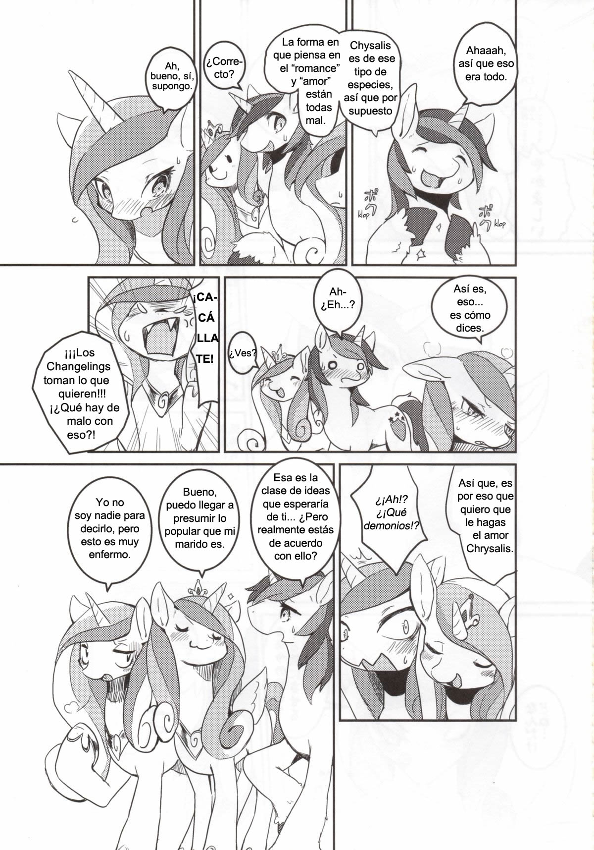 (Kansai! Kemoket 2) [Hosi Hutatu. (Yoo Oona)] La Pupa Solitaria (My Little Pony: Friendship is Magic) [Spanish] [Red Fox Makkan] 画像番号 6
