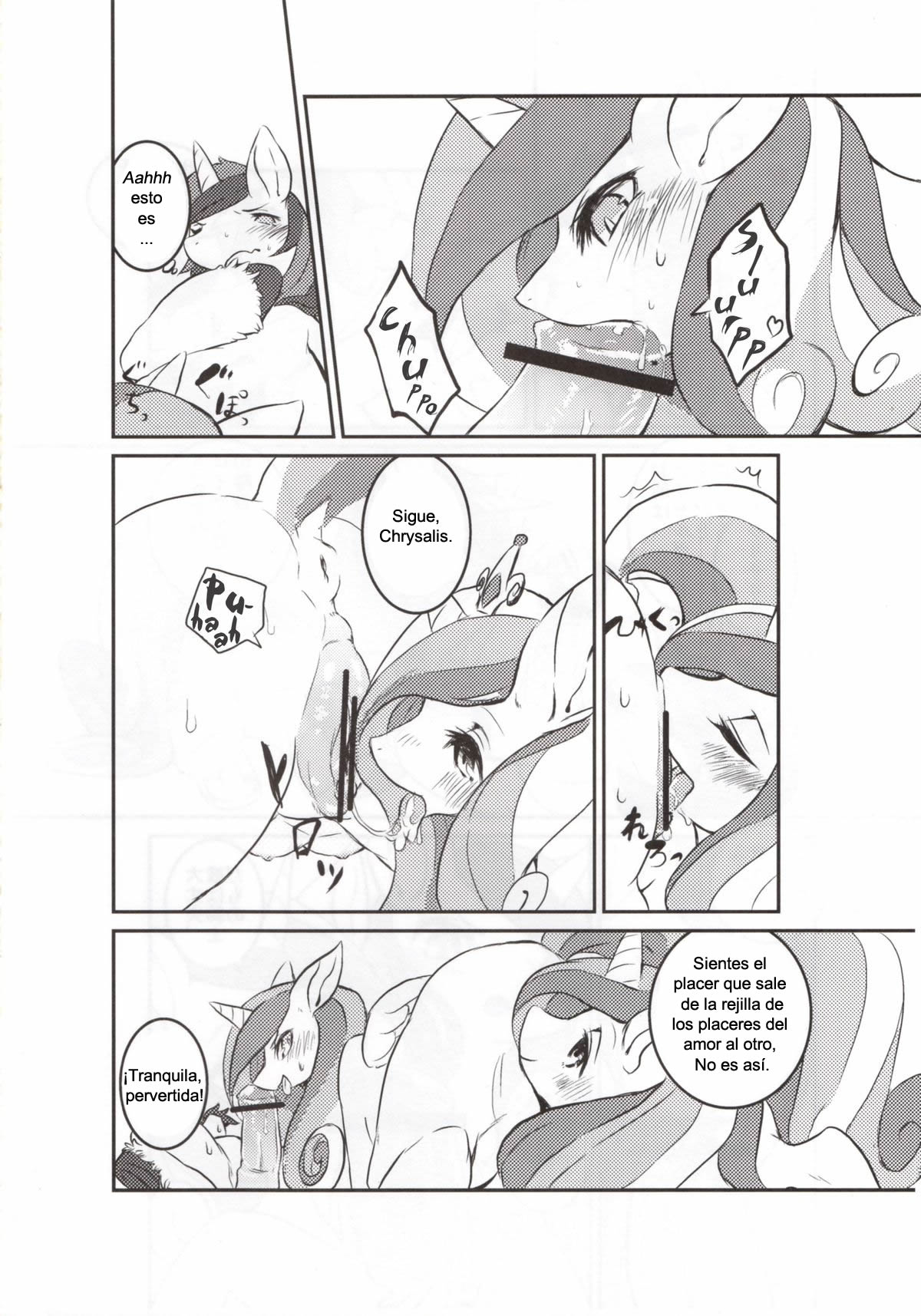 (Kansai! Kemoket 2) [Hosi Hutatu. (Yoo Oona)] La Pupa Solitaria (My Little Pony: Friendship is Magic) [Spanish] [Red Fox Makkan] 画像番号 9