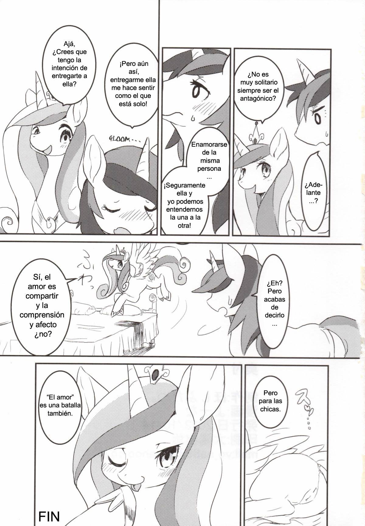 (Kansai! Kemoket 2) [Hosi Hutatu. (Yoo Oona)] La Pupa Solitaria (My Little Pony: Friendship is Magic) [Spanish] [Red Fox Makkan] 画像番号 24