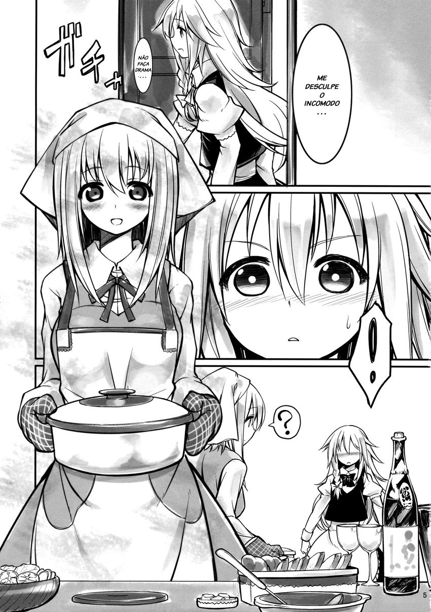(Reitaisai 10) [Cloud Palette (Kuroyume Naoto, Akanagi Youto)] Ali Mari Kozukuri (Touhou Project) [Portuguese-BR] [LIANEF] image number 5