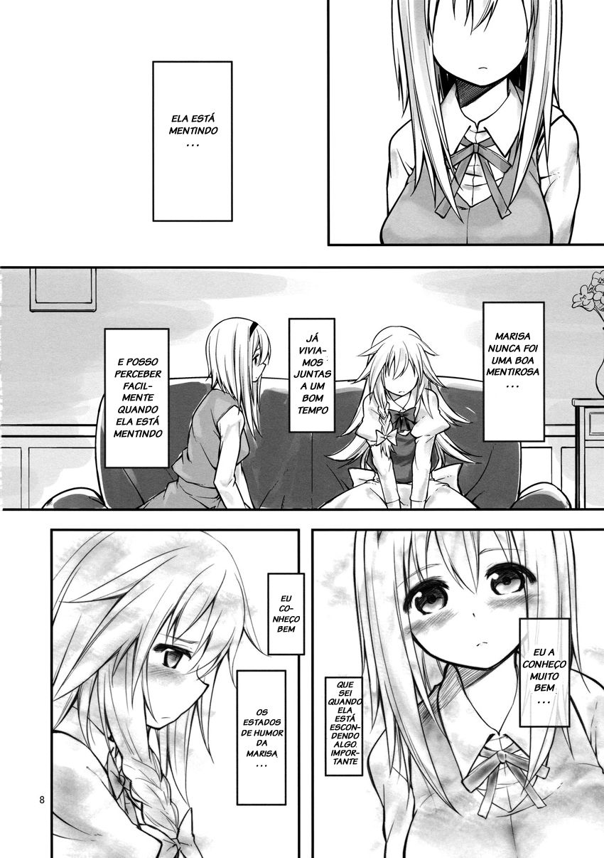 (Reitaisai 10) [Cloud Palette (Kuroyume Naoto, Akanagi Youto)] Ali Mari Kozukuri (Touhou Project) [Portuguese-BR] [LIANEF] image number 8