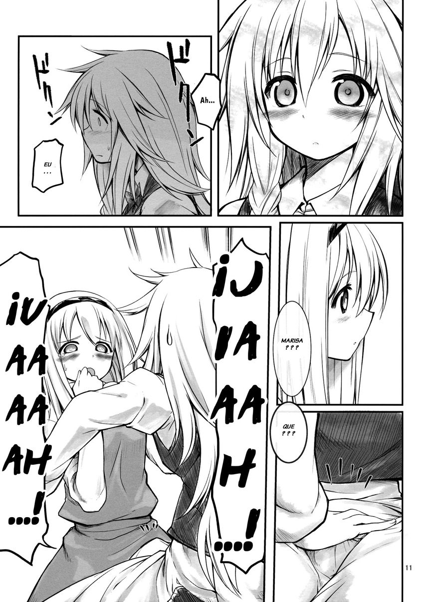 (Reitaisai 10) [Cloud Palette (Kuroyume Naoto, Akanagi Youto)] Ali Mari Kozukuri (Touhou Project) [Portuguese-BR] [LIANEF] image number 11