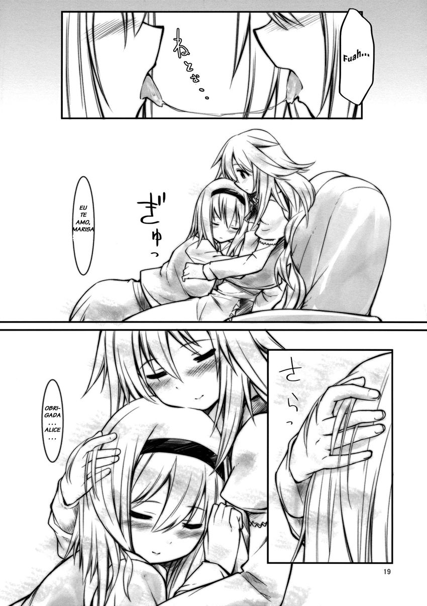 (Reitaisai 10) [Cloud Palette (Kuroyume Naoto, Akanagi Youto)] Ali Mari Kozukuri (Touhou Project) [Portuguese-BR] [LIANEF] image number 19