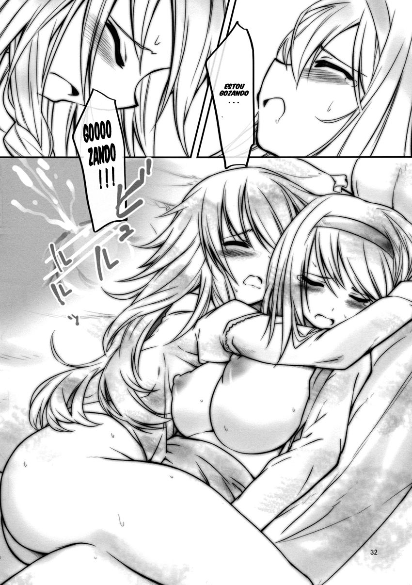 (Reitaisai 10) [Cloud Palette (Kuroyume Naoto, Akanagi Youto)] Ali Mari Kozukuri (Touhou Project) [Portuguese-BR] [LIANEF] image number 32