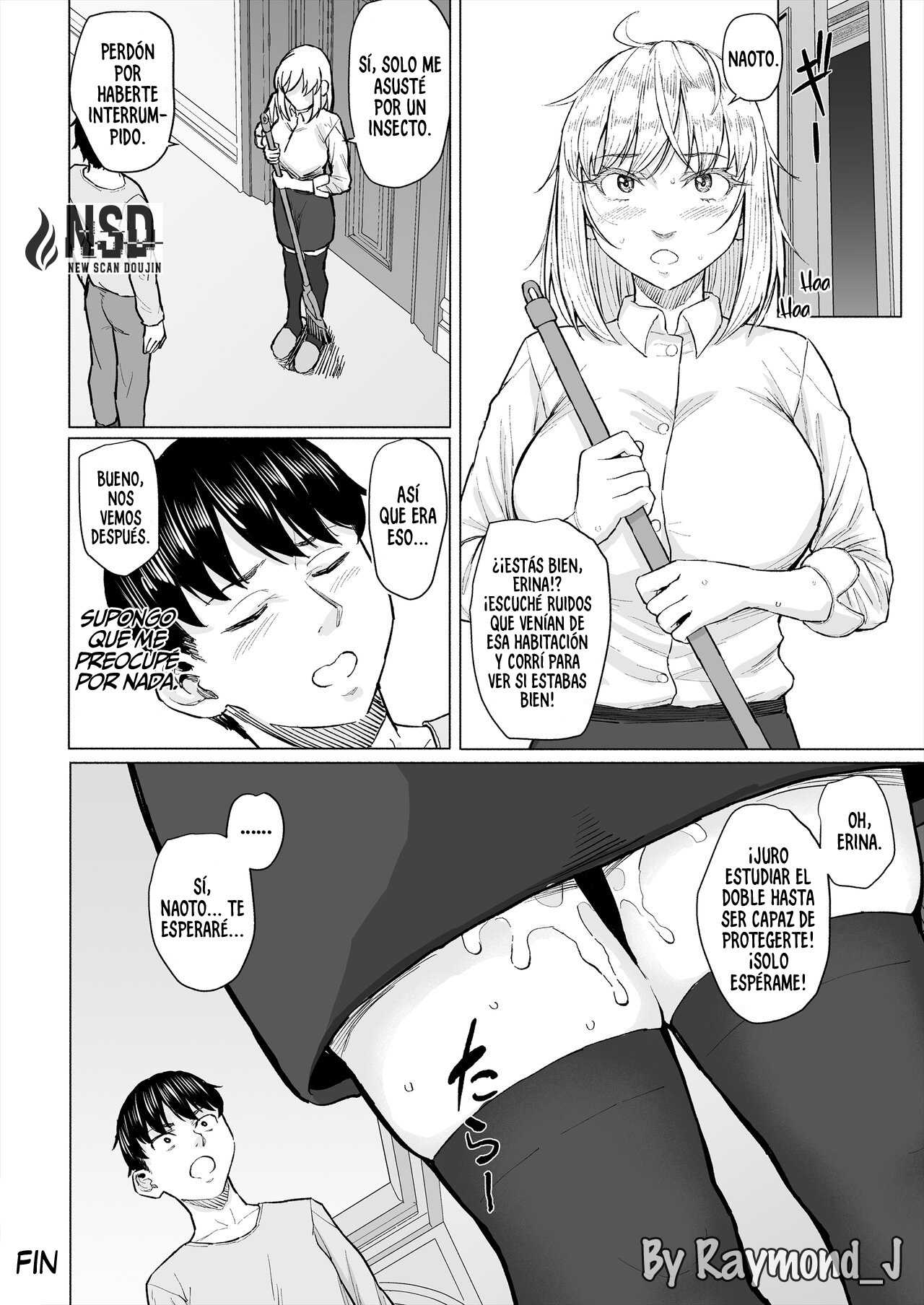 [Chonmage Teikoku (Magekichi)] Osananajimi wa Shakkin no Kata toshite Oyaji ni Dakareru｜Mi Amiga de la Infancia es Usada como Forma de Pago de una Deuda por mi Padre [Spanish] [New Scan Doujin] image number 39