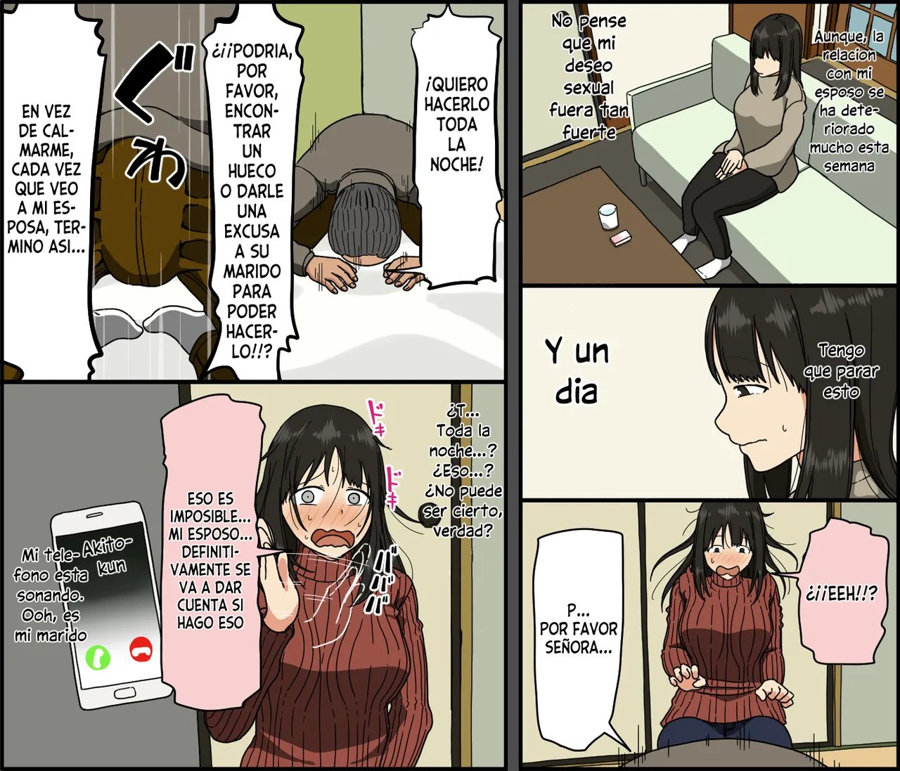 [Iris art (Toda Hisaya)] Otto mo Kore Kurai Sugokattara Yokatta noni｜Ojalá mi marido fuera asi de increíble [Spanish] [Blacklabel Scan] numero di immagine  47