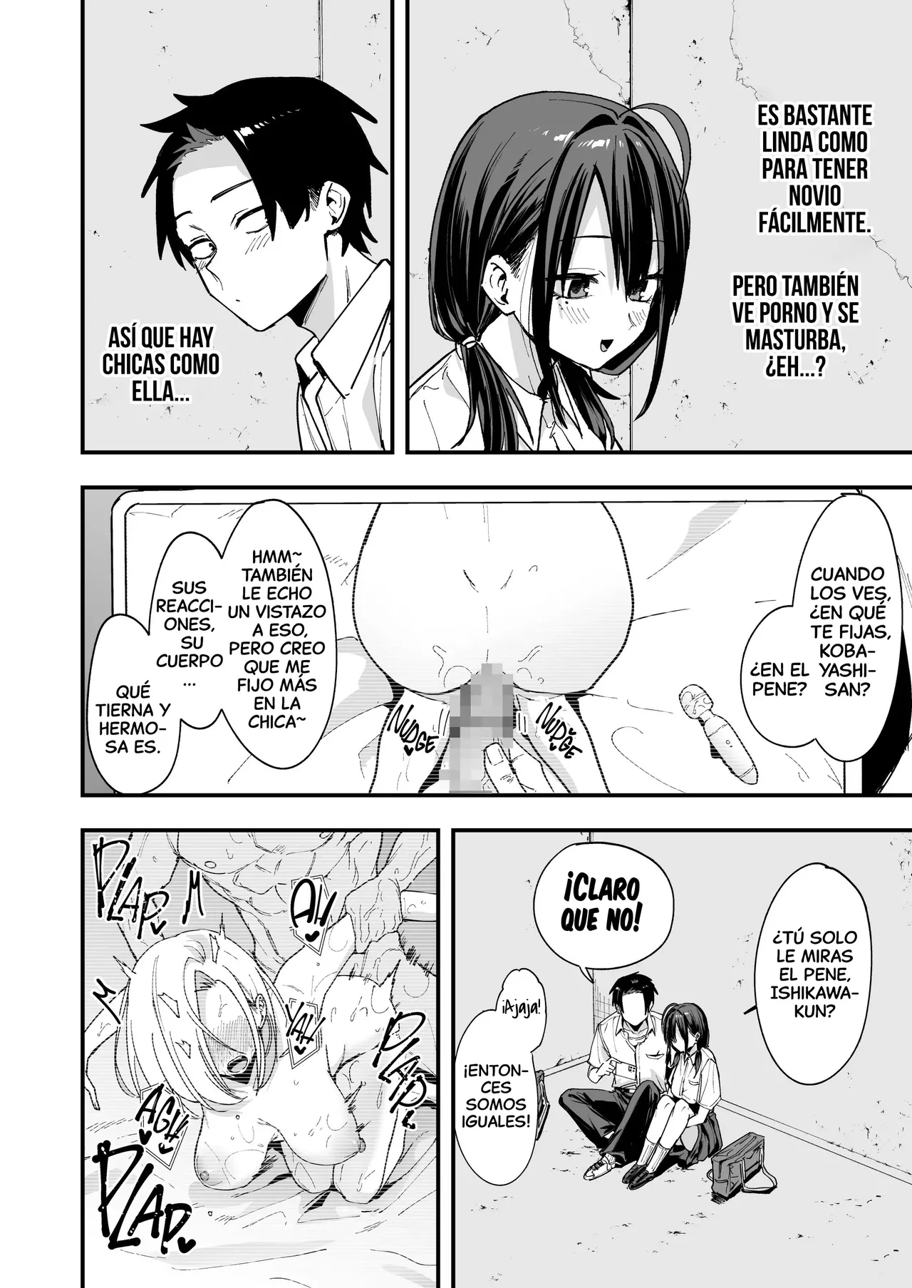 [Fuguta-ke] Tonari no Seki no Tomodachi to Issho ni Onanii Suru Hanashi｜La historia de cómo me masturbé junto a la chica que se sienta a mi lado [Spanish] [Uraku Translations] 图片编号 16