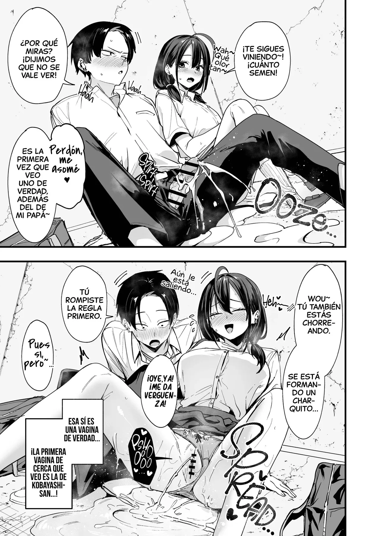 [Fuguta-ke] Tonari no Seki no Tomodachi to Issho ni Onanii Suru Hanashi｜La historia de cómo me masturbé junto a la chica que se sienta a mi lado [Spanish] [Uraku Translations] 图片编号 29