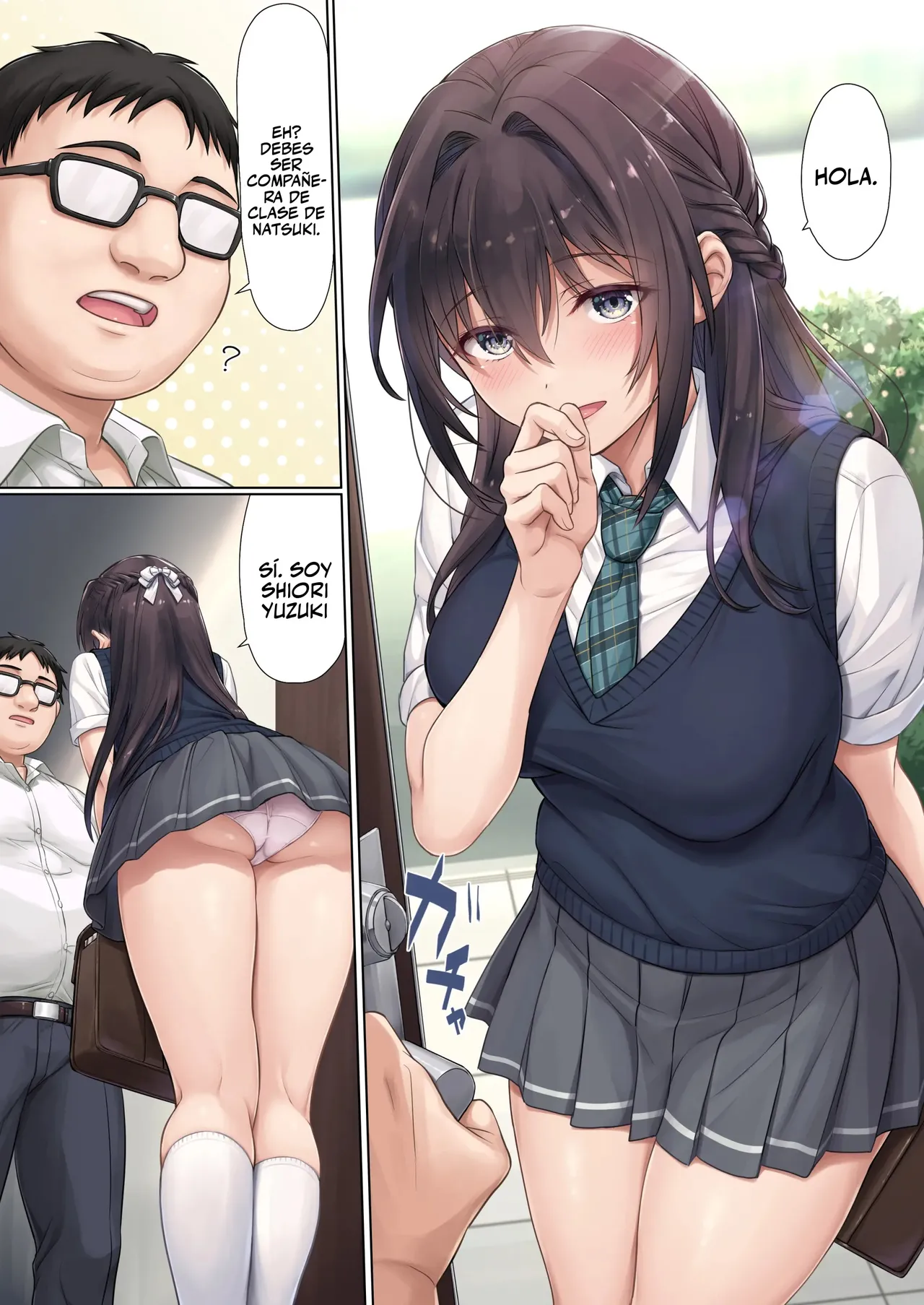 [Airy Socks (Mafuyu HEMP)] Musume no Class no Iinchou wa Papa ga Hoshii Rashii｜La Presidenta de Clase de Mi Hija Quiere un Papá [Spanish] [Dulx Traduccion] image number 9