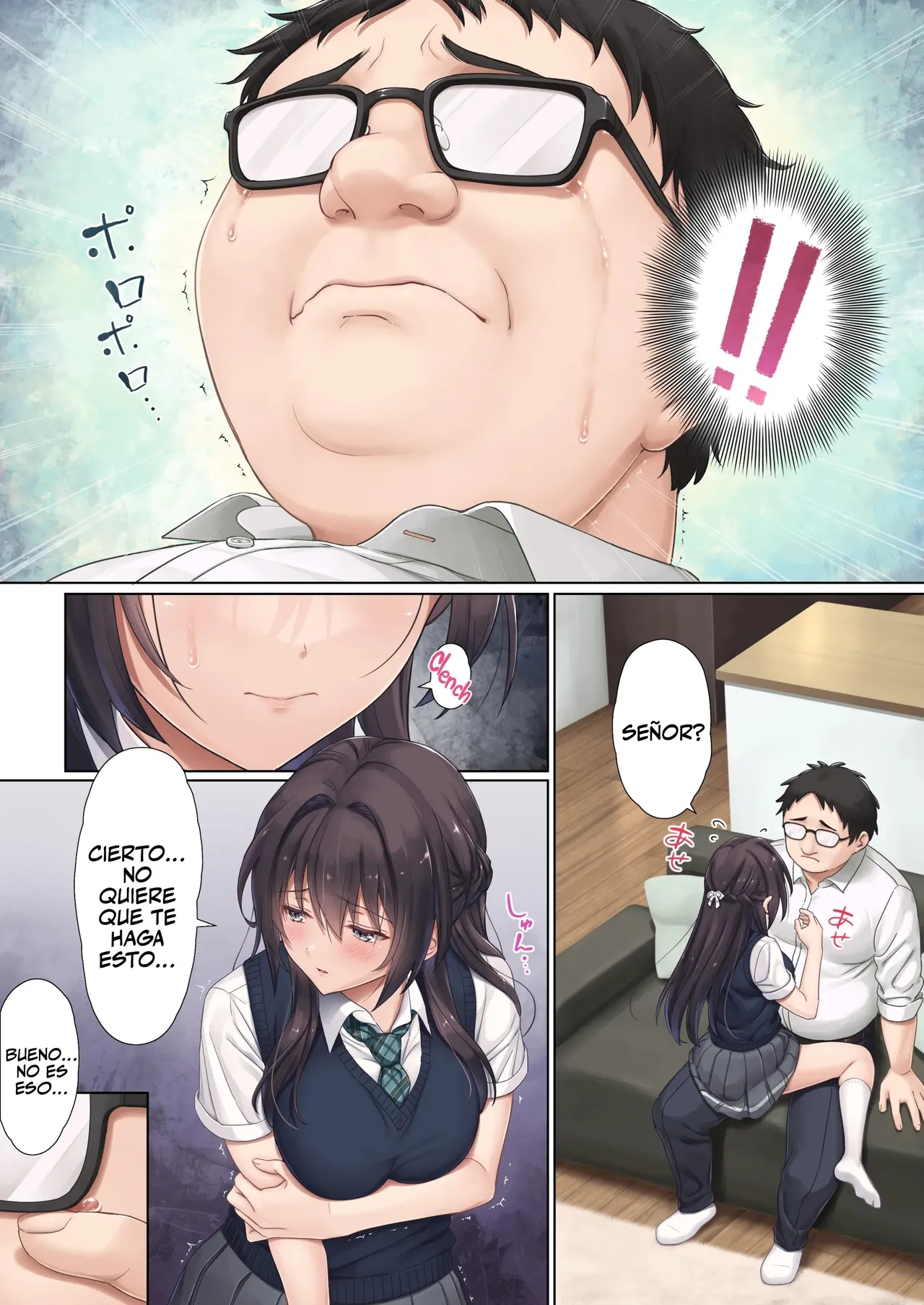 [Airy Socks (Mafuyu HEMP)] Musume no Class no Iinchou wa Papa ga Hoshii Rashii｜La Presidenta de Clase de Mi Hija Quiere un Papá [Spanish] [Dulx Traduccion] image number 15