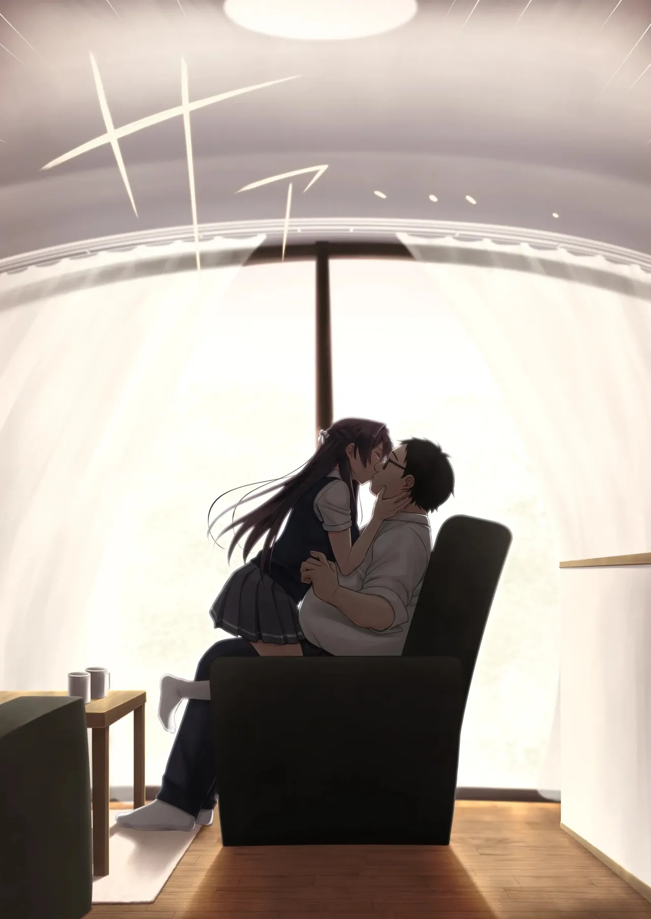 [Airy Socks (Mafuyu HEMP)] Musume no Class no Iinchou wa Papa ga Hoshii Rashii｜La Presidenta de Clase de Mi Hija Quiere un Papá [Spanish] [Dulx Traduccion] image number 17