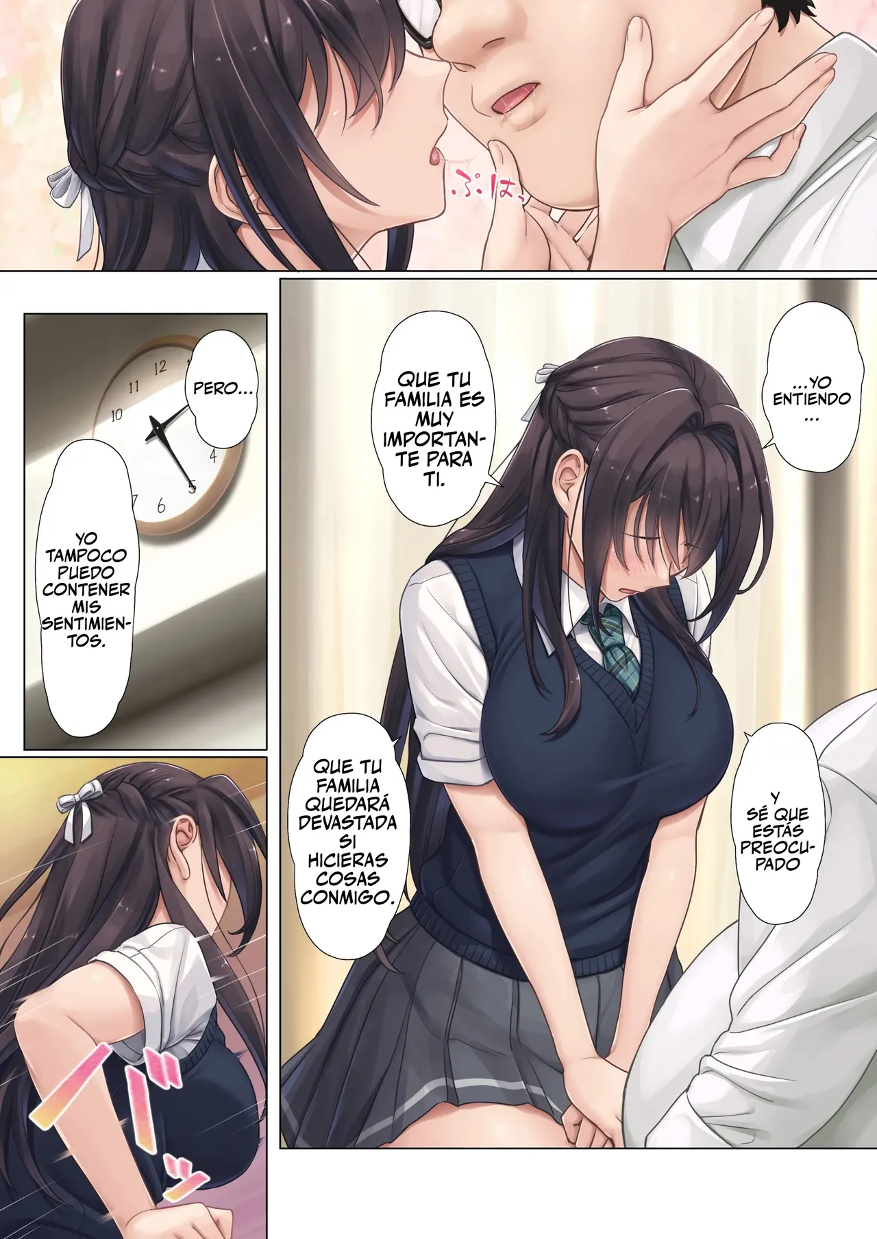 [Airy Socks (Mafuyu HEMP)] Musume no Class no Iinchou wa Papa ga Hoshii Rashii｜La Presidenta de Clase de Mi Hija Quiere un Papá [Spanish] [Dulx Traduccion] image number 18