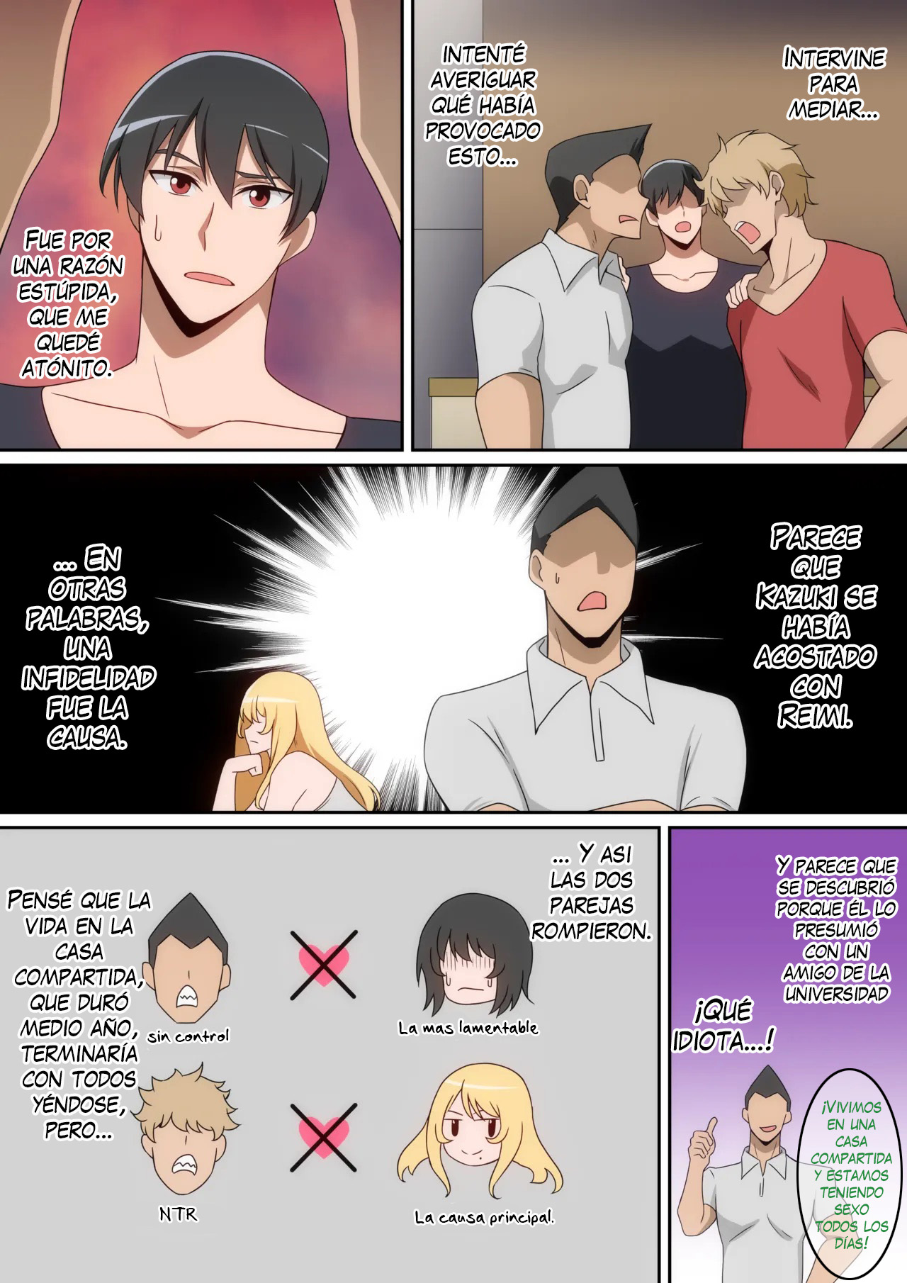 [Harahera] Share House Hakai Onna｜La Chica que Destruyó la Casa Compartida [Spanish] [K-le Traducciones] image number 8