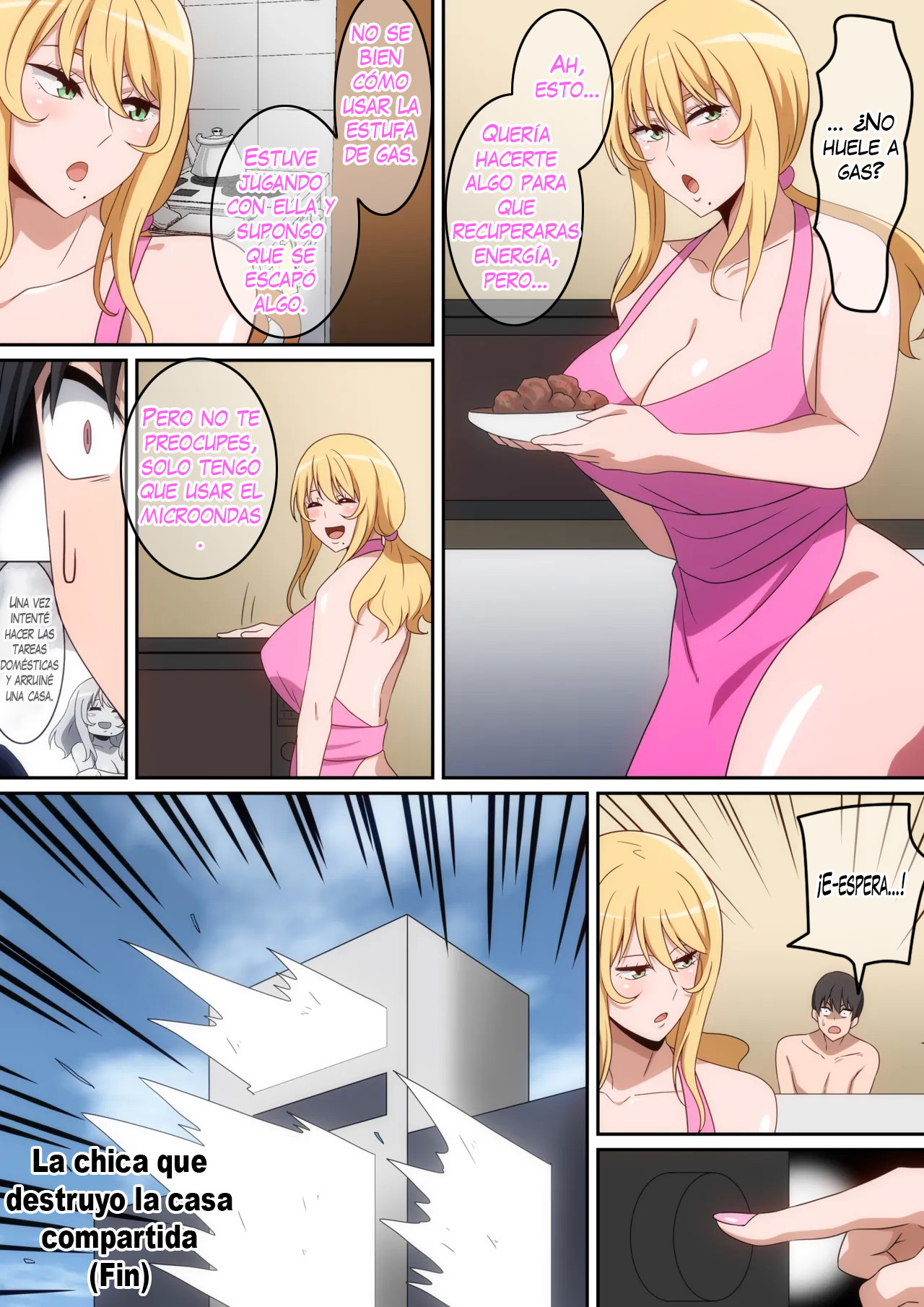 [Harahera] Share House Hakai Onna｜La Chica que Destruyó la Casa Compartida [Spanish] [K-le Traducciones] image number 44