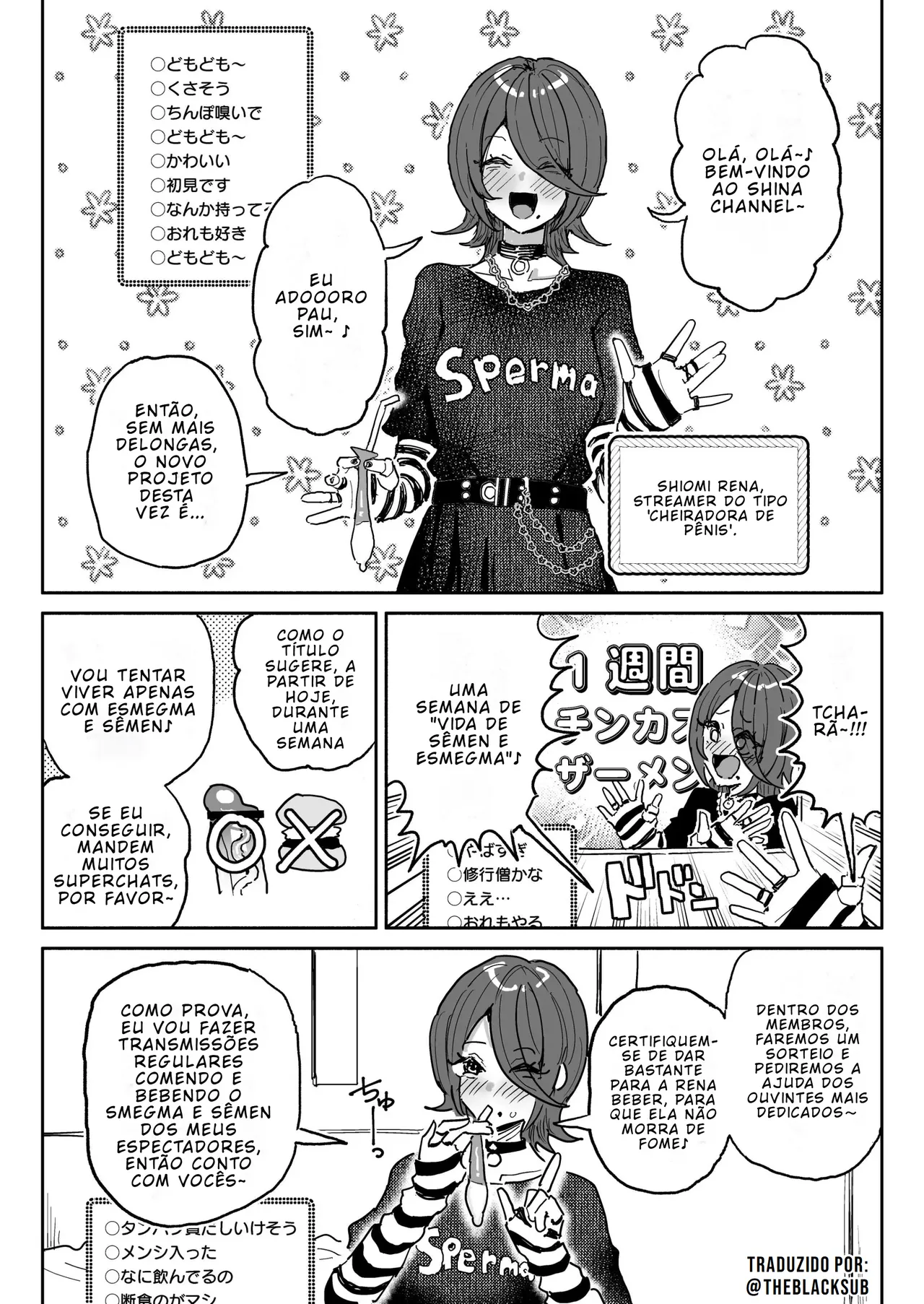 [Yuuki Fuumi] Streamer do Tipo Cheiradora de Pau  - Uma Semana Vivendo de Smegma e Sêmen [Portuguese-BR] [BLACKSUB] numero di immagine  3