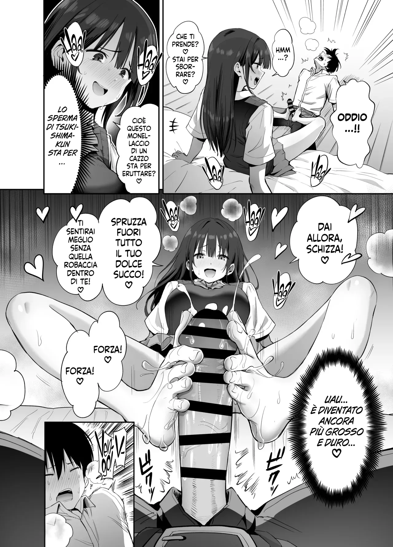 [Honshiro Nikori] Watashi no Kutsushita de Shikotteru nara Sono Ochinpo de Asonde mo Ii yo ne? | Se ti fai le seghe sui miei calzini, allora suppongo che io me la posso spassare col tuo cazzo, giusto? [Italian] [Hentai Fantasy] image number 34