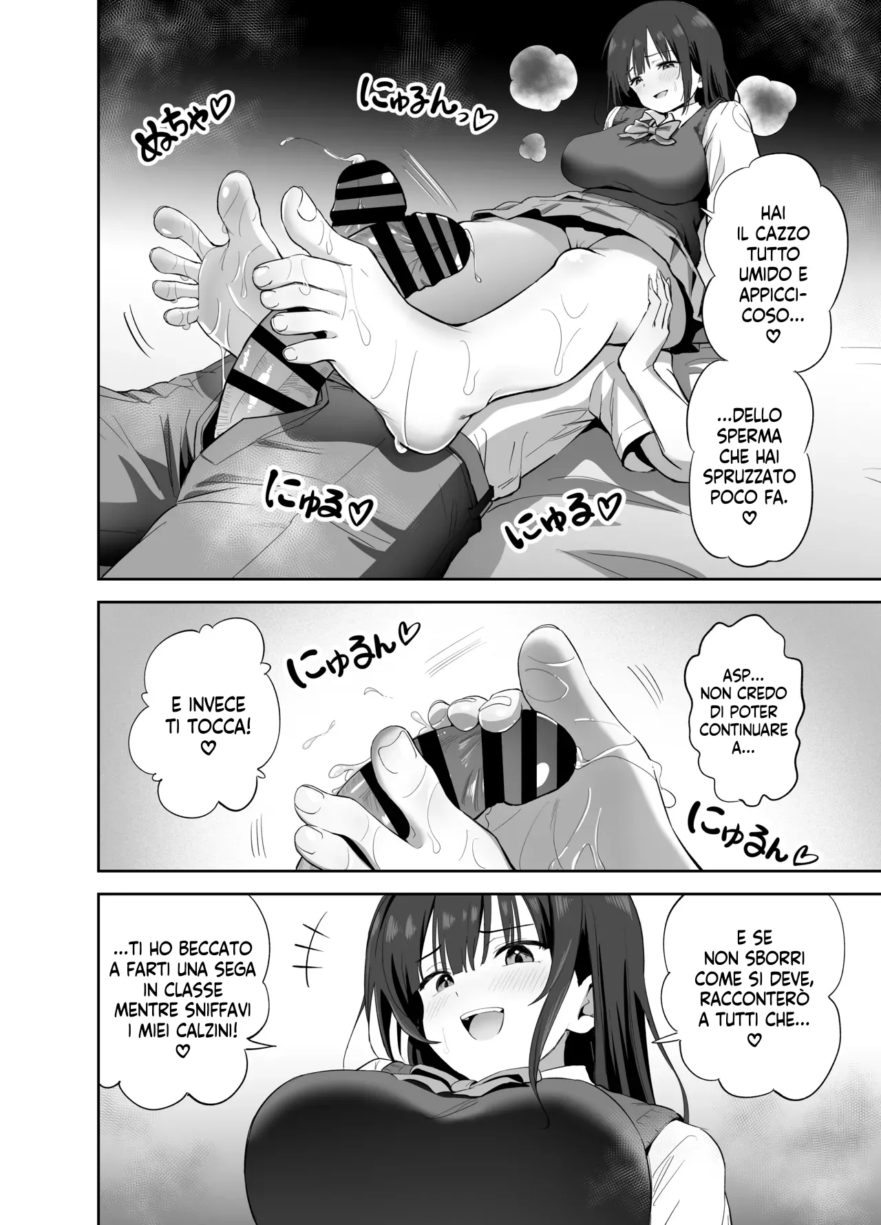 [Honshiro Nikori] Watashi no Kutsushita de Shikotteru nara Sono Ochinpo de Asonde mo Ii yo ne? | Se ti fai le seghe sui miei calzini, allora suppongo che io me la posso spassare col tuo cazzo, giusto? [Italian] [Hentai Fantasy] image number 38