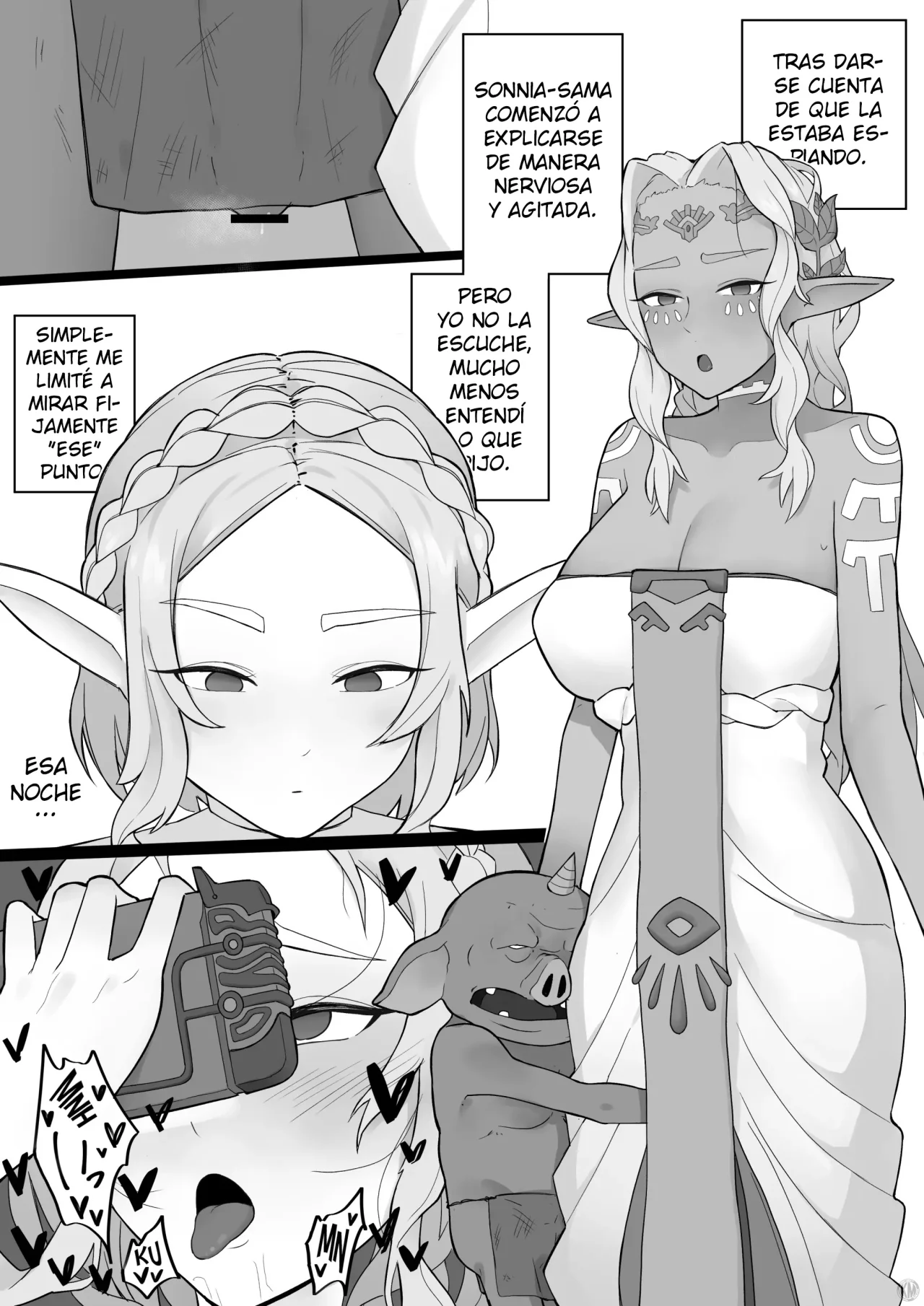 [kuragero] Oushitsu Ketsumyaku no Hametsu to ''Hanei''｜La Caída y la ''Prosperidad'' del Linaje Real  (The Legend Of Zelda) [Spanish] [KnightsMighty] numero di immagine  2