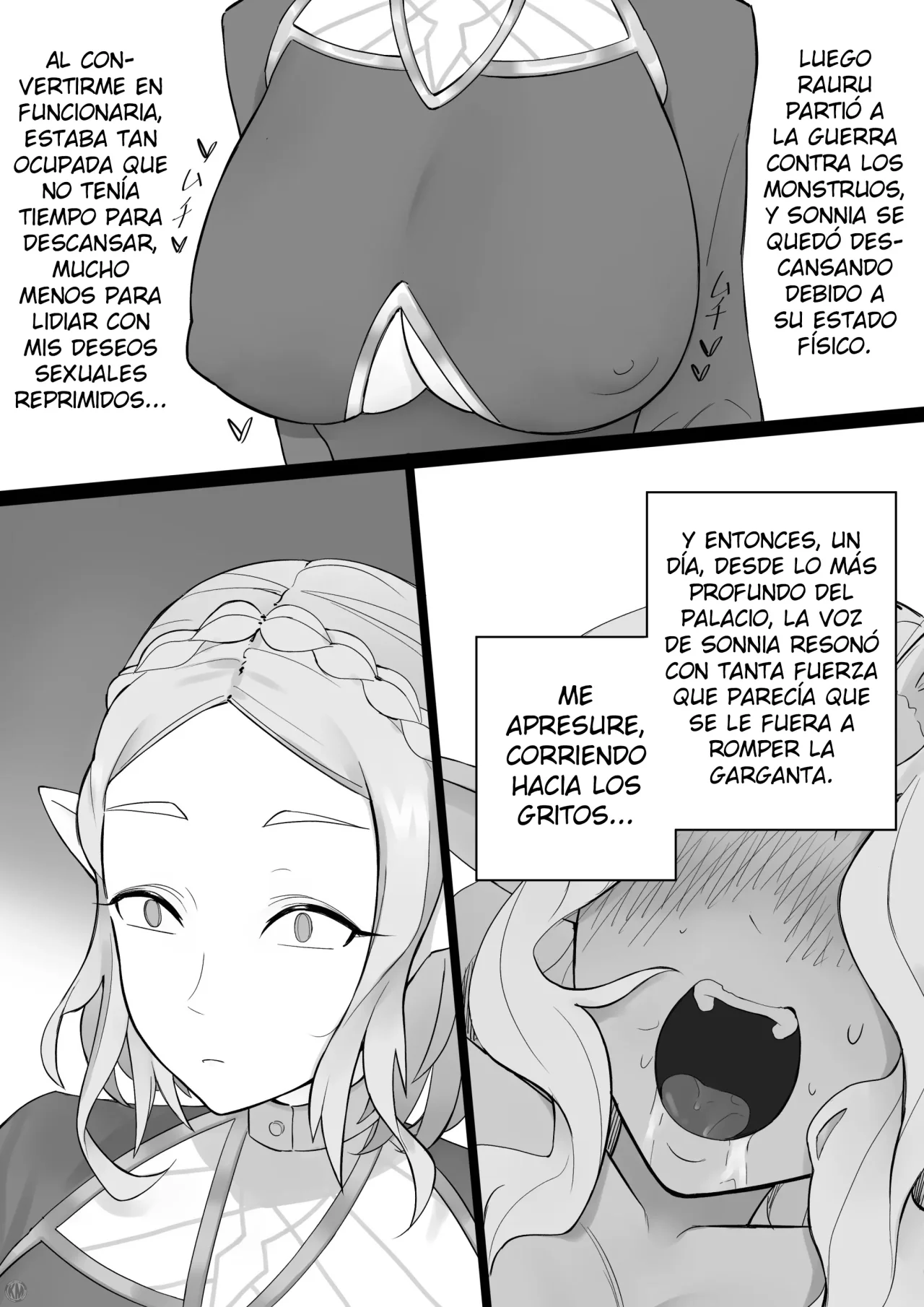 [kuragero] Oushitsu Ketsumyaku no Hametsu to ''Hanei''｜La Caída y la ''Prosperidad'' del Linaje Real  (The Legend Of Zelda) [Spanish] [KnightsMighty] numero di immagine  4