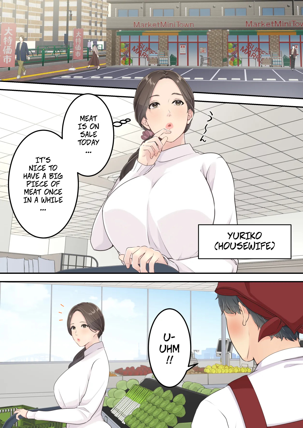 [Yuriko Club] Matomo na Okaa-san ga Musuko to Onaidoshi na Otokonoko to Amaama Furin Ryokou shichau Hanashi | A Normal Mother Goes on a Sweet Affair Trip With a Boy the Same Age as Her Son [English] image number 2