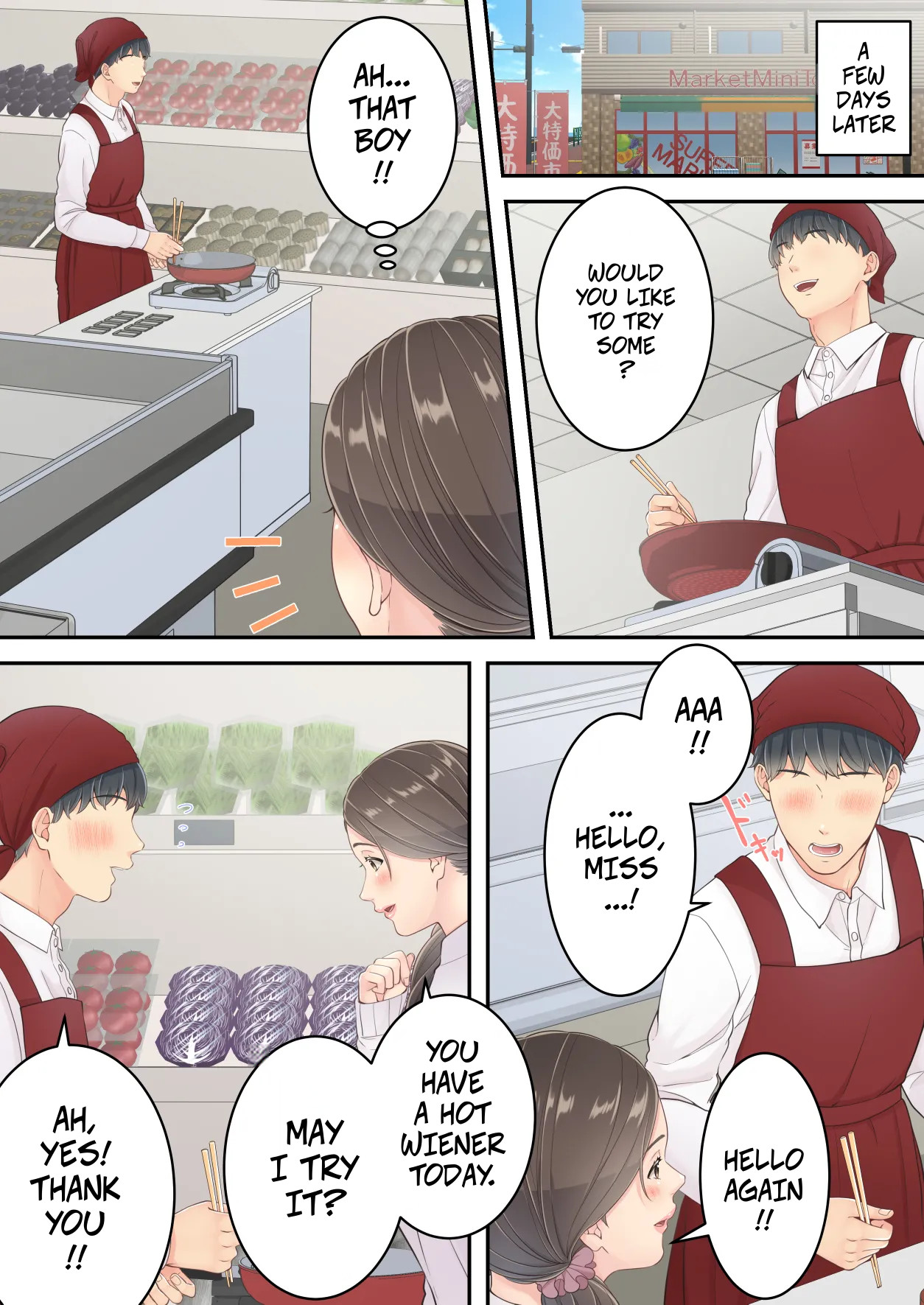 [Yuriko Club] Matomo na Okaa-san ga Musuko to Onaidoshi na Otokonoko to Amaama Furin Ryokou shichau Hanashi | A Normal Mother Goes on a Sweet Affair Trip With a Boy the Same Age as Her Son [English] image number 14