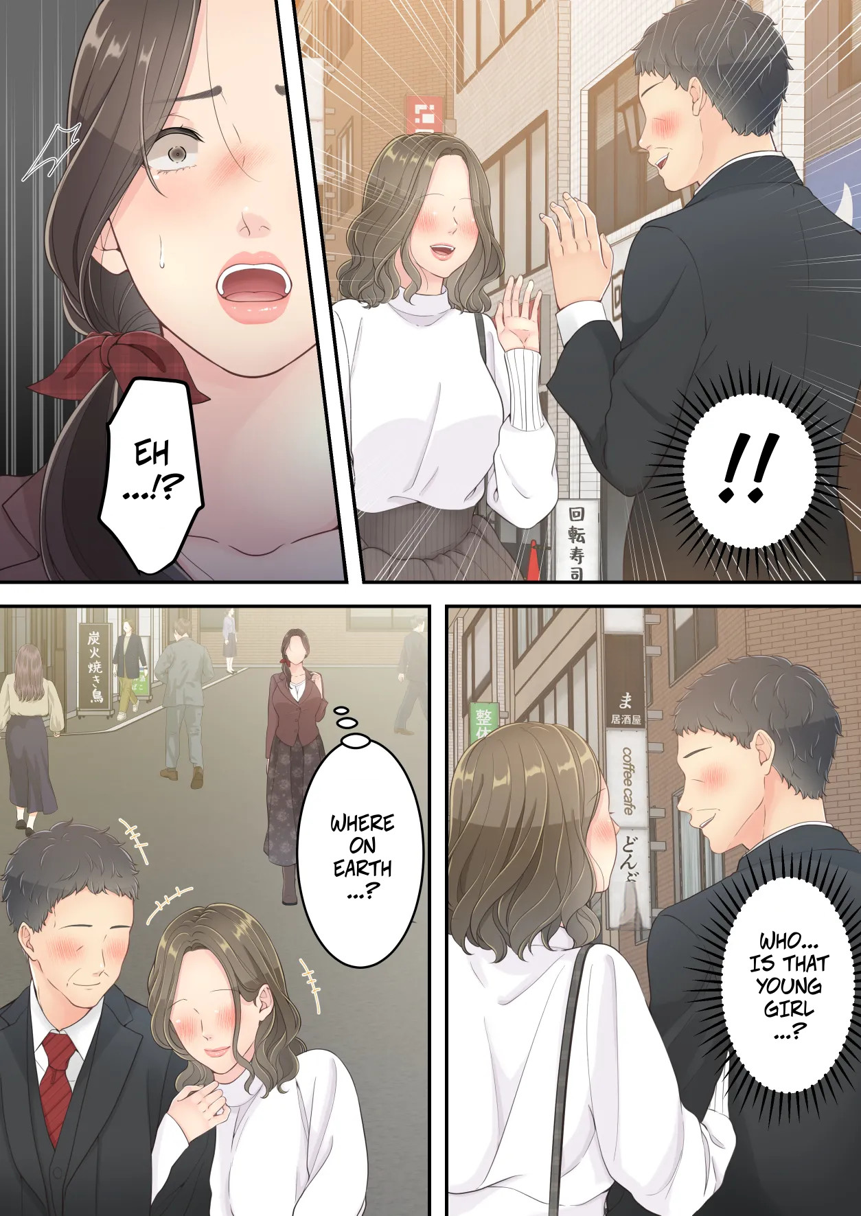 [Yuriko Club] Matomo na Okaa-san ga Musuko to Onaidoshi na Otokonoko to Amaama Furin Ryokou shichau Hanashi | A Normal Mother Goes on a Sweet Affair Trip With a Boy the Same Age as Her Son [English] image number 19