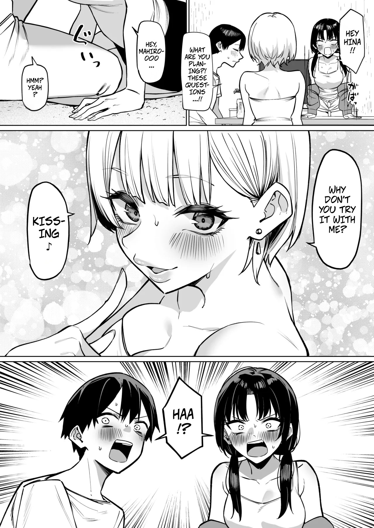 [MM] Onna Tomodachi Futari to Perochuu suru Hanashi | A Story About Kissing 2 Female Friends [English] image number 4