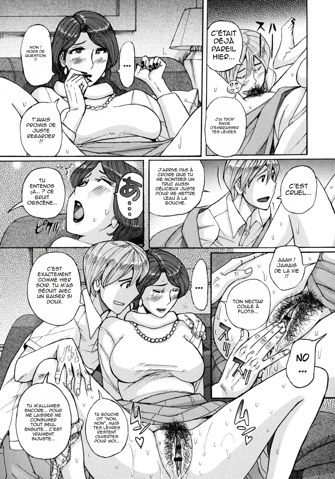 [Kojima Miu] Nishida Ke no Himegoto Ch. 1 | Le secret de la famille Nishida Ch. 1 [French] (hentailuxe.com) image number 13