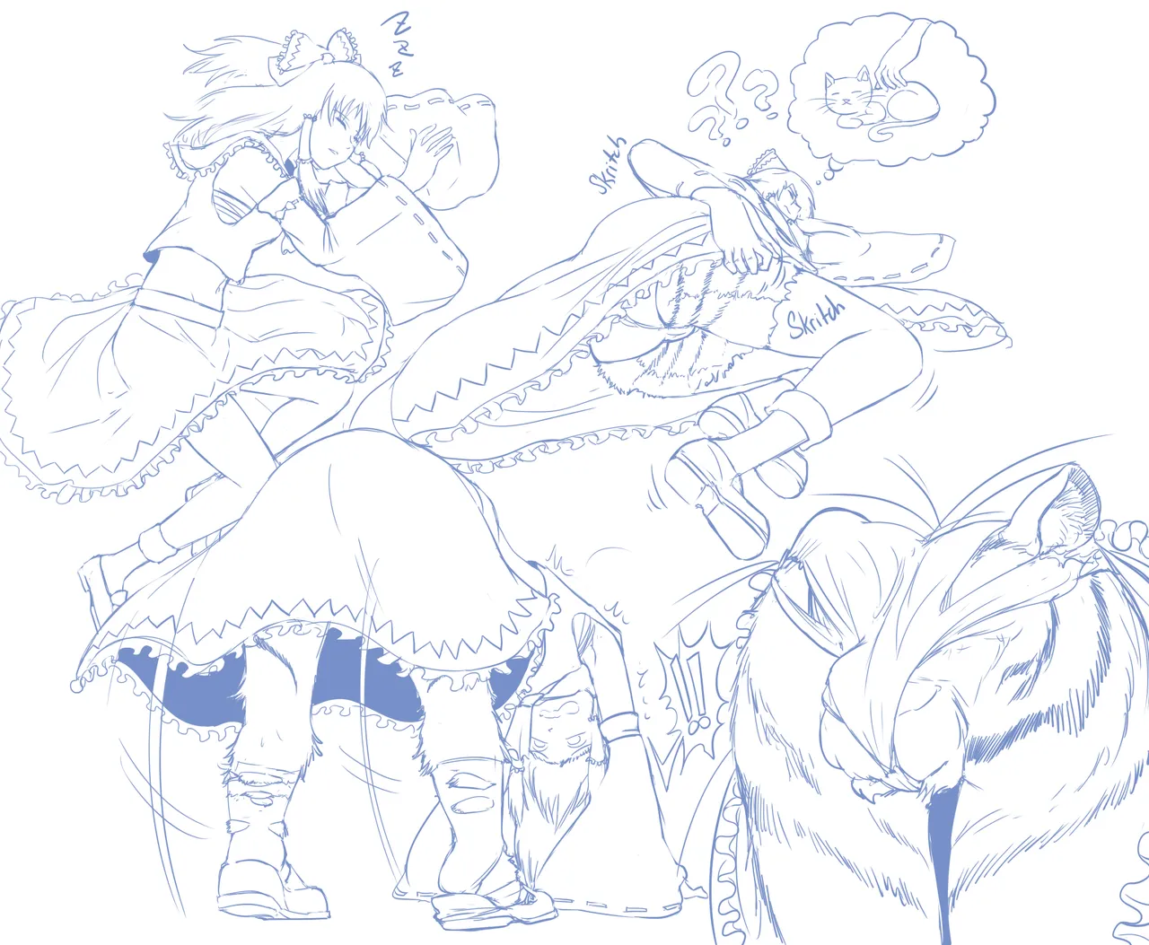 [TheBigBrap] Anime Girl Transformations (weird/animal TFs) 图片编号 1