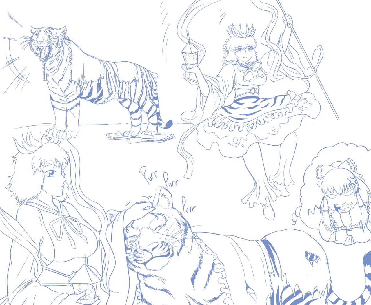 [TheBigBrap] Anime Girl Transformations (weird/animal TFs) 图片编号 3