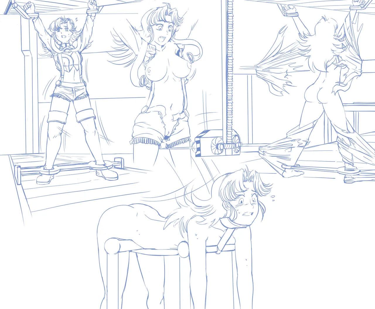 [TheBigBrap] Anime Girl Transformations (weird/animal TFs) 图片编号 5