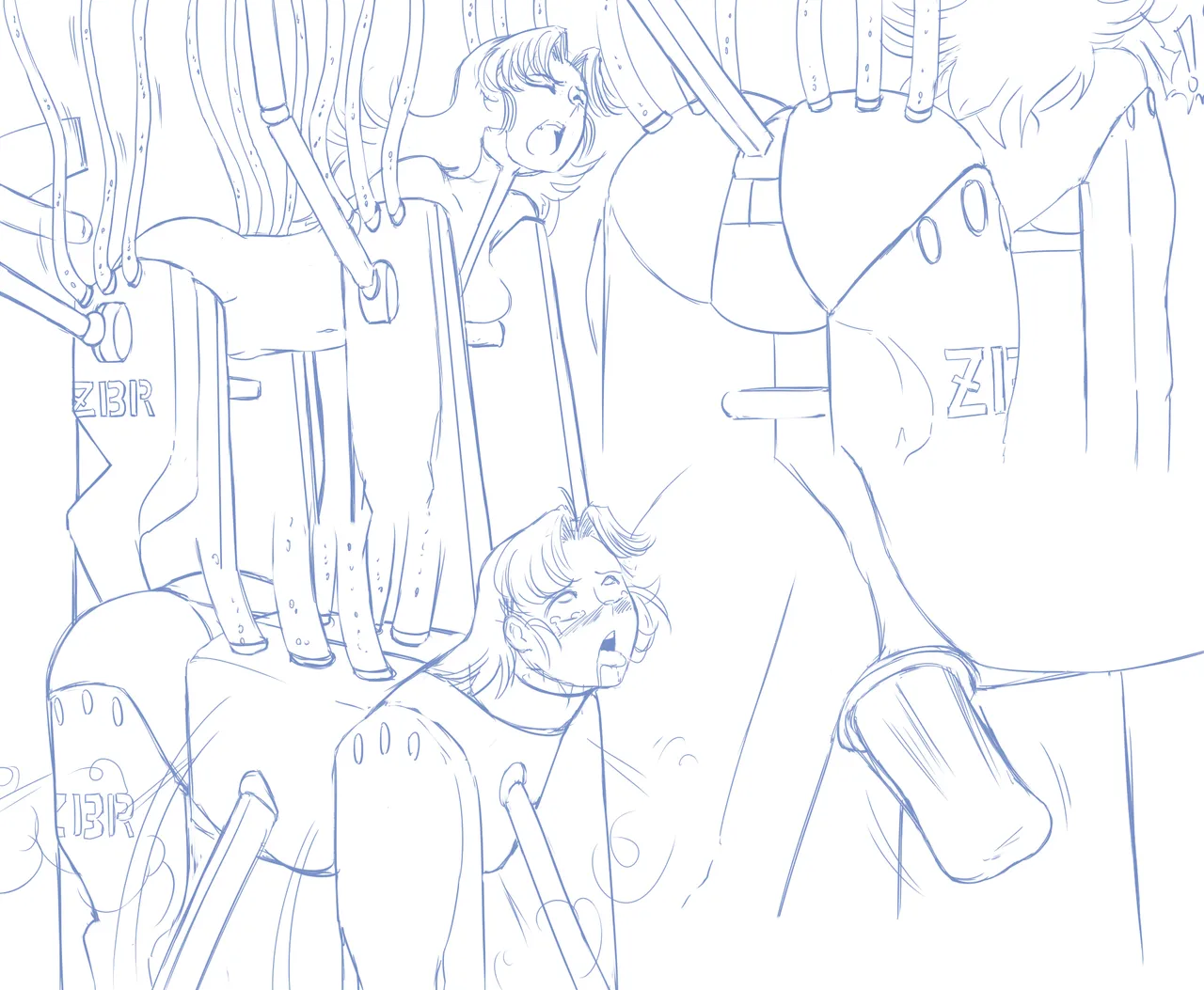 [TheBigBrap] Anime Girl Transformations (weird/animal TFs) 图片编号 6