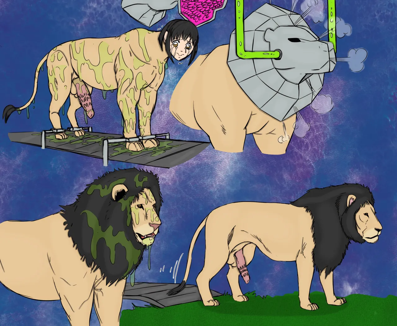 [TheBigBrap] Anime Girl Transformations (weird/animal TFs) 图片编号 23