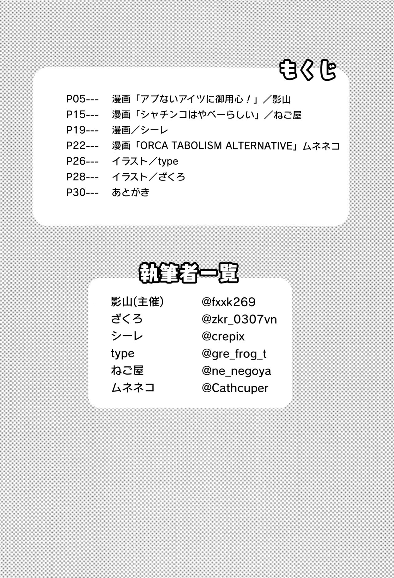 (C94) [Ika Guerrilla (Kageyama)] Shachi Ero wa Ikaga!? 4eme image